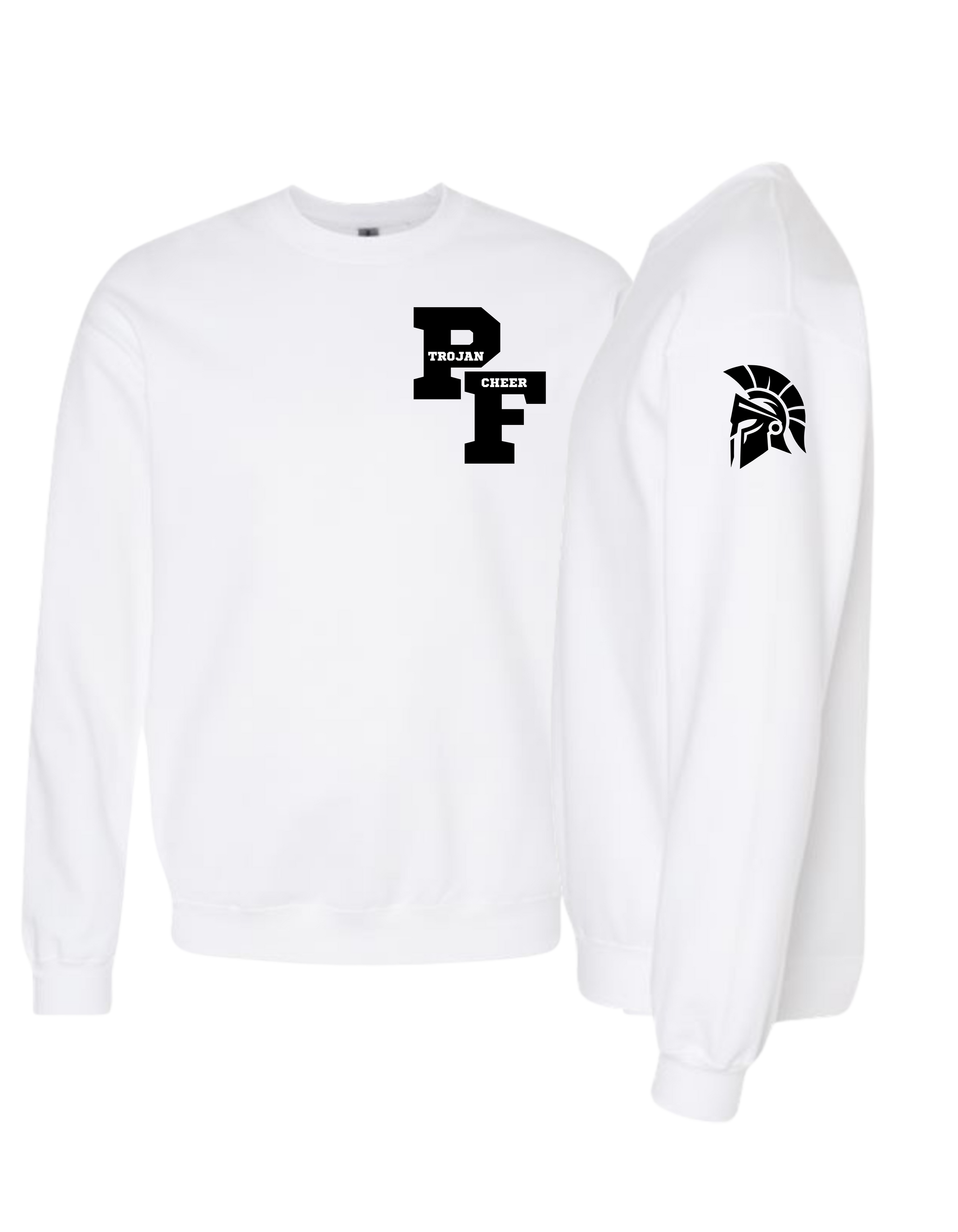 PF Trojan Cheer Crewneck Sweatshirt - Adult
