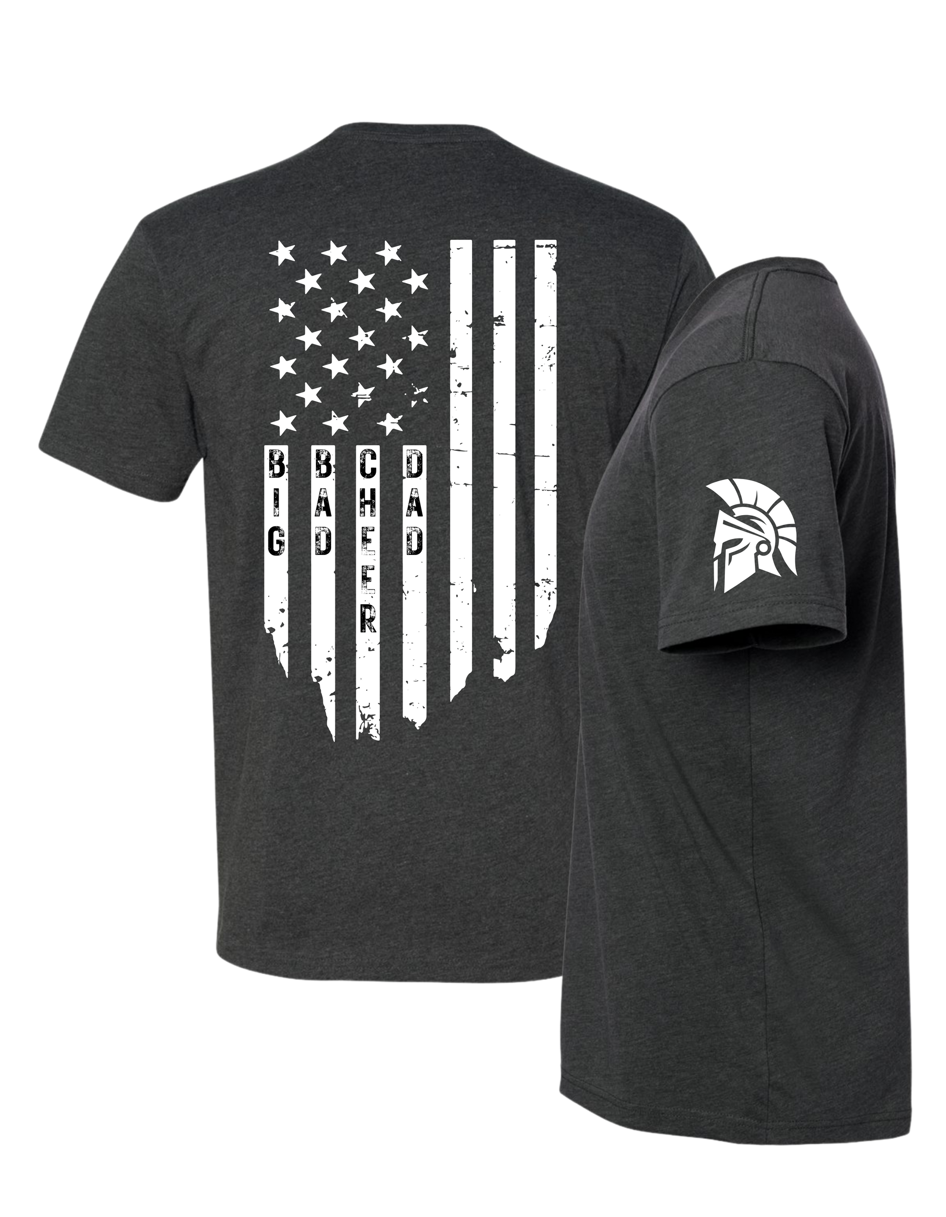 Big Bad Cheer Dad Flag T-Shirt