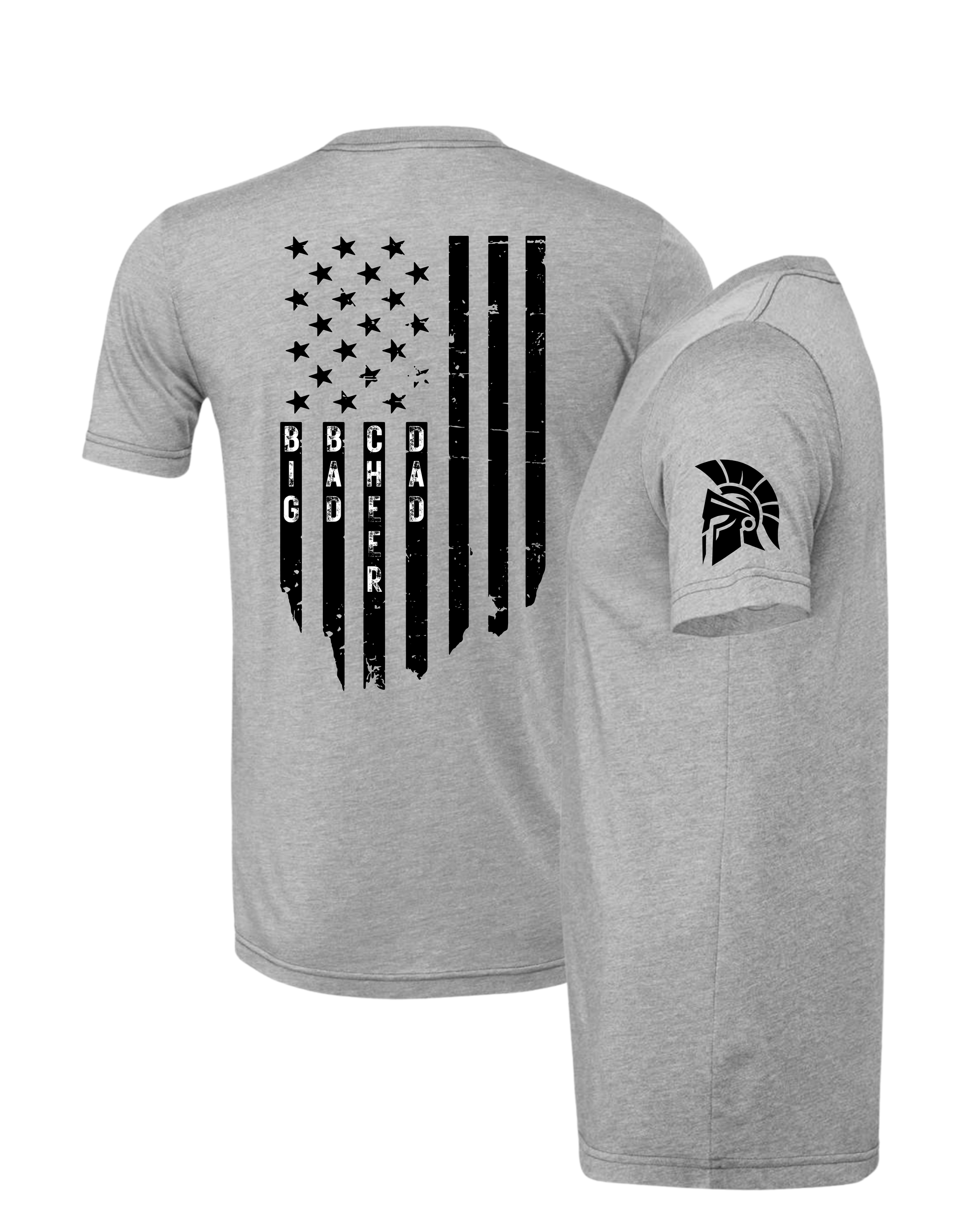 Big Bad Cheer Dad Flag T-Shirt