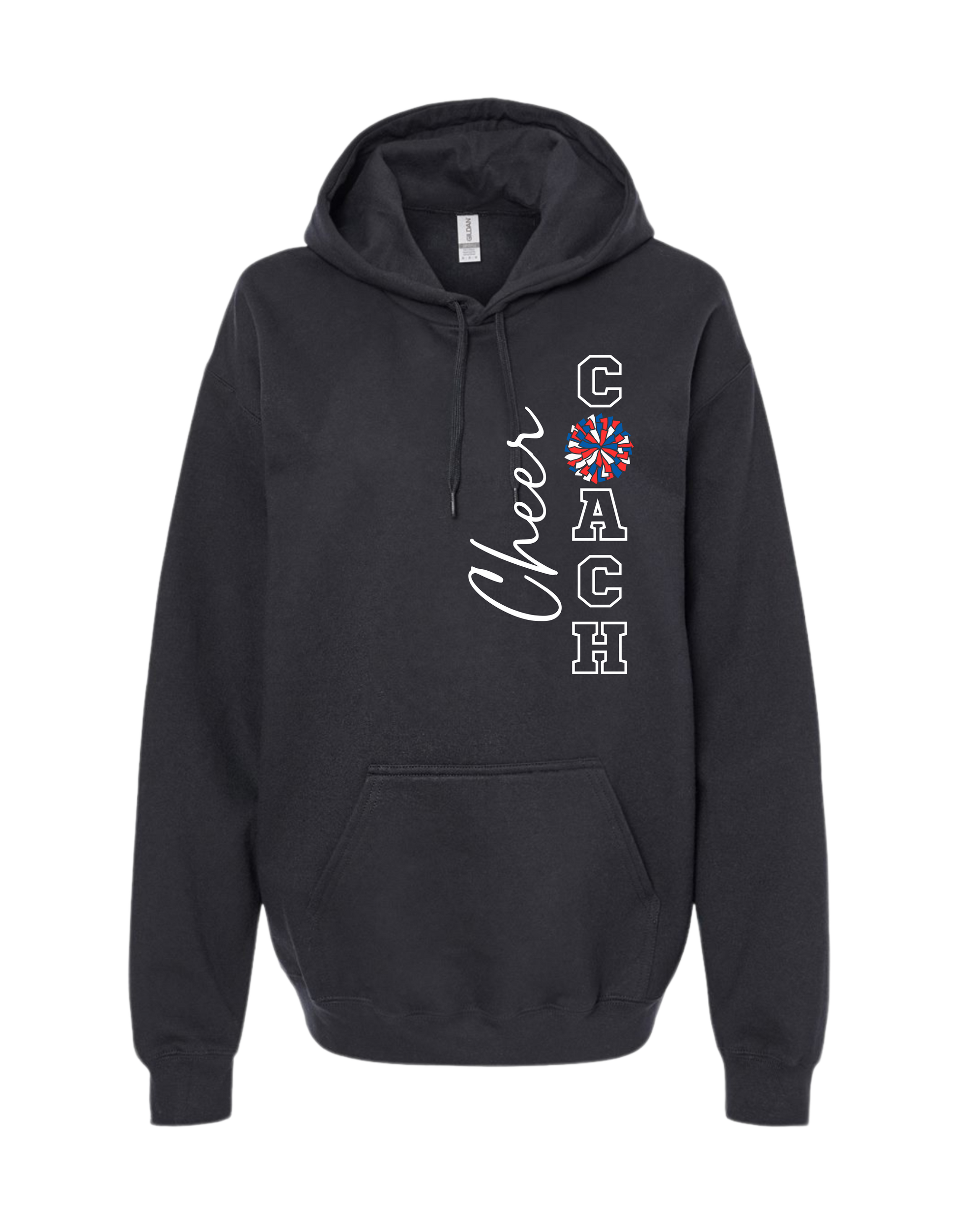 Cheer Coach With Pom Hooded Sweatshirt