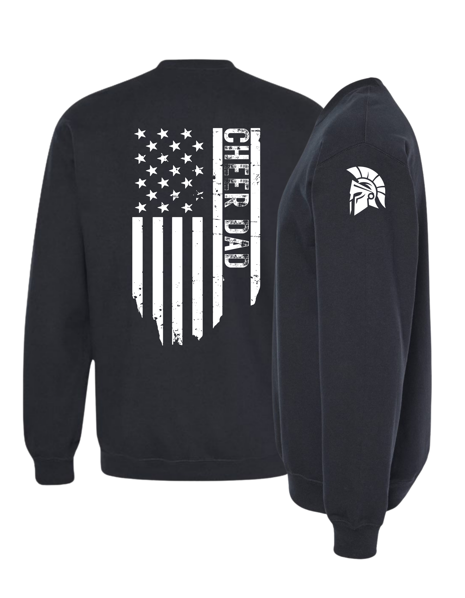 Cheer Dad Flag - Crewneck Sweatshirt