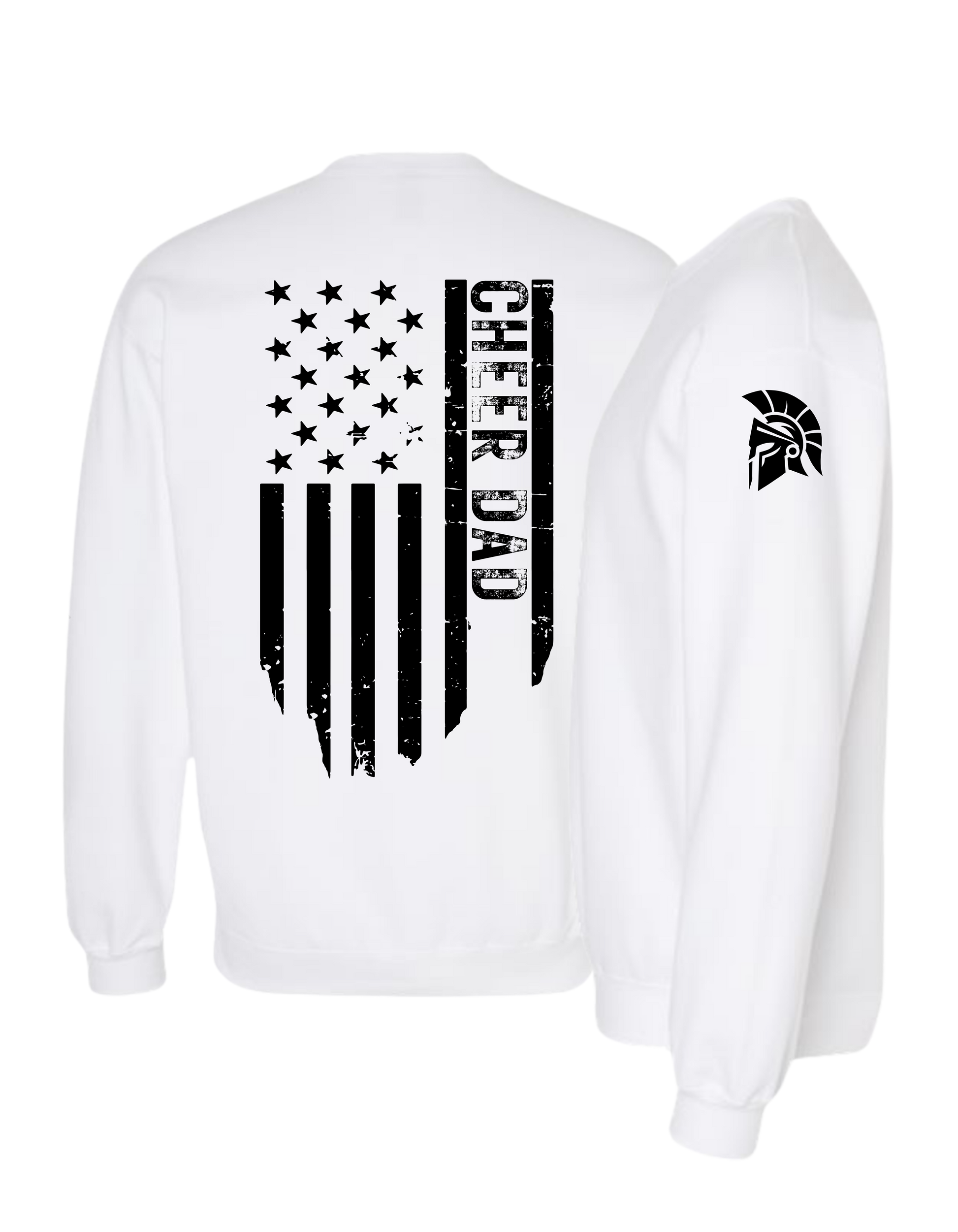 Cheer Dad Flag - Crewneck Sweatshirt