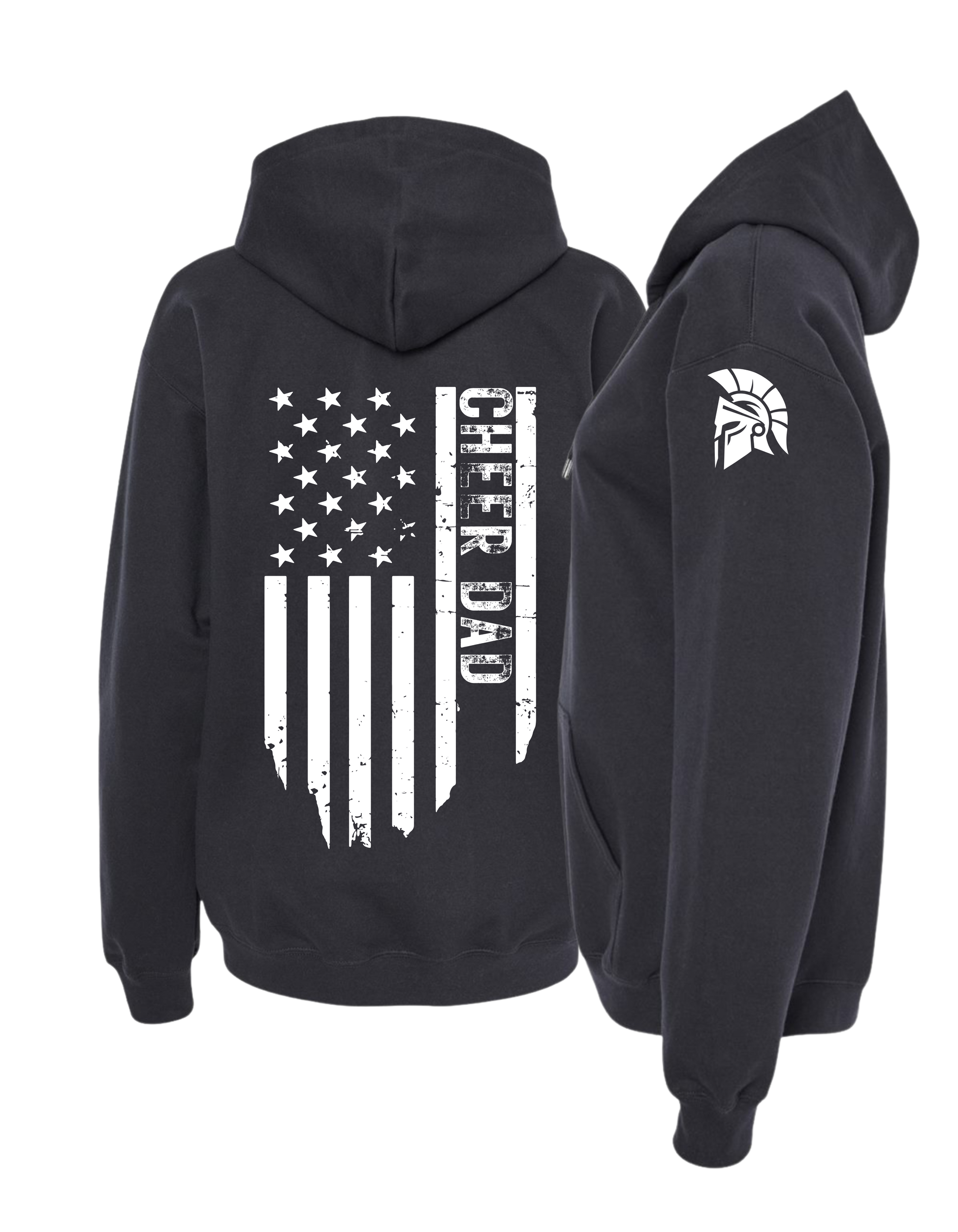 Cheer Dad Flag - Hooded Sweatshirt
