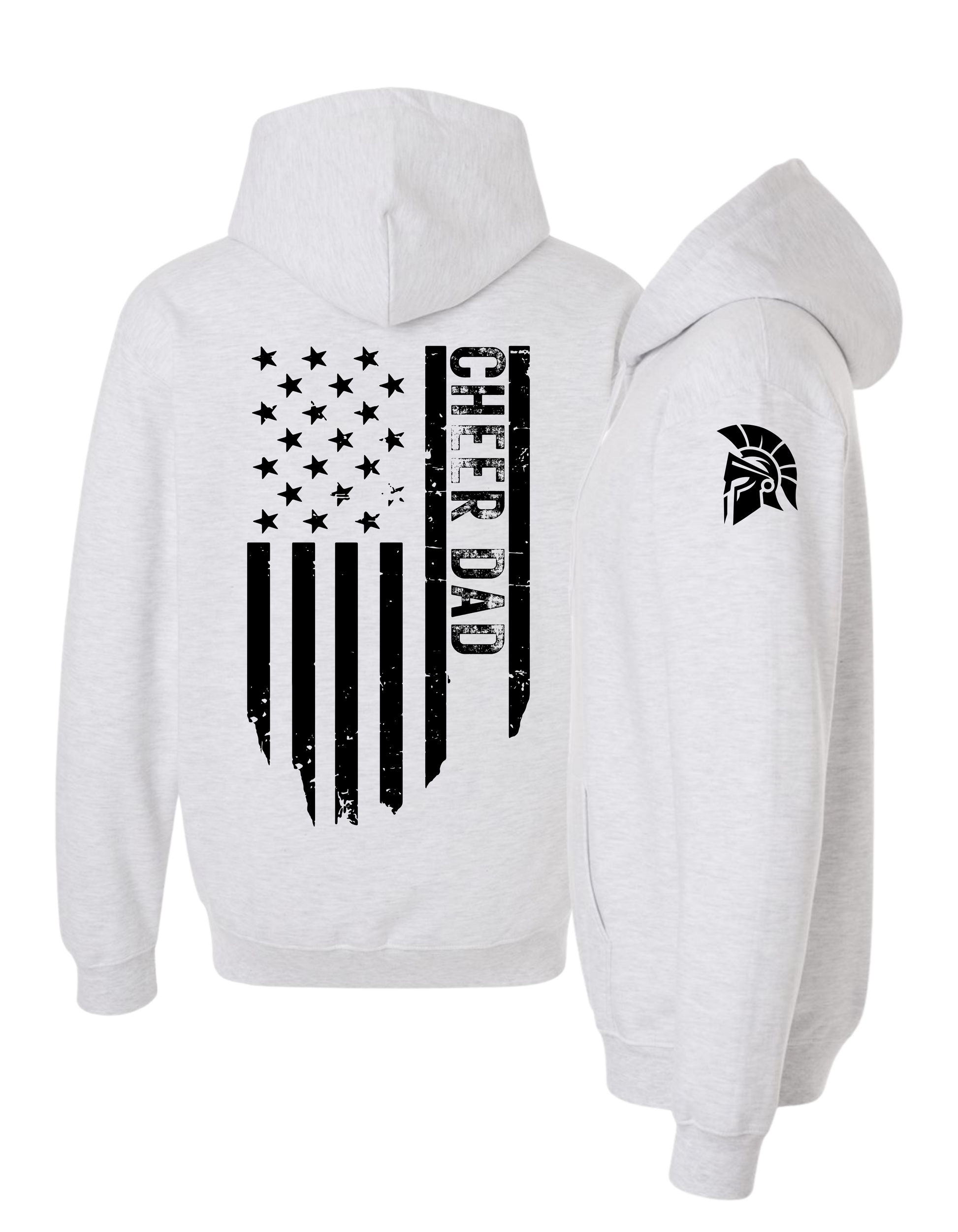 Cheer Dad Flag - Hooded Sweatshirt