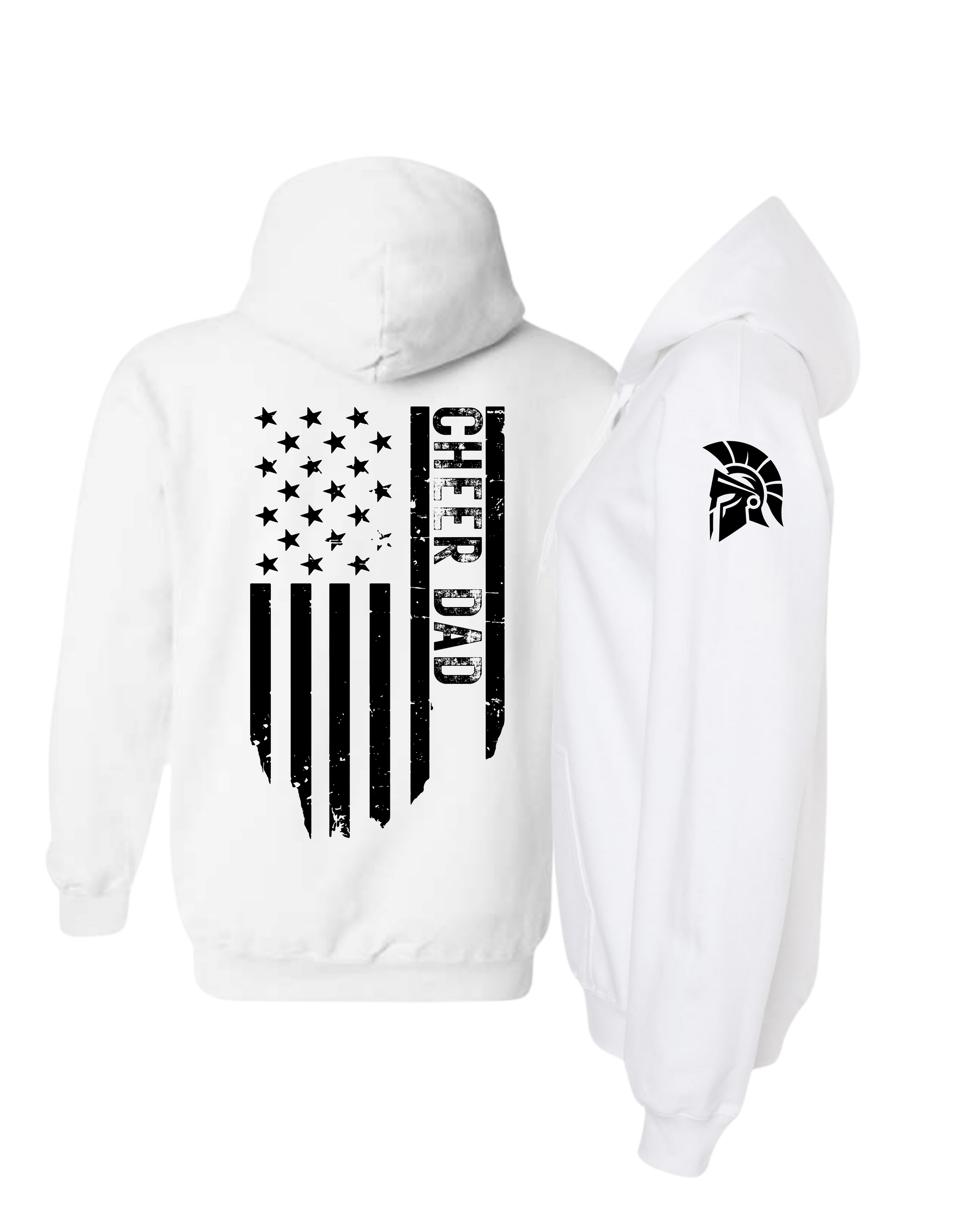 Cheer Dad Flag - Hooded Sweatshirt