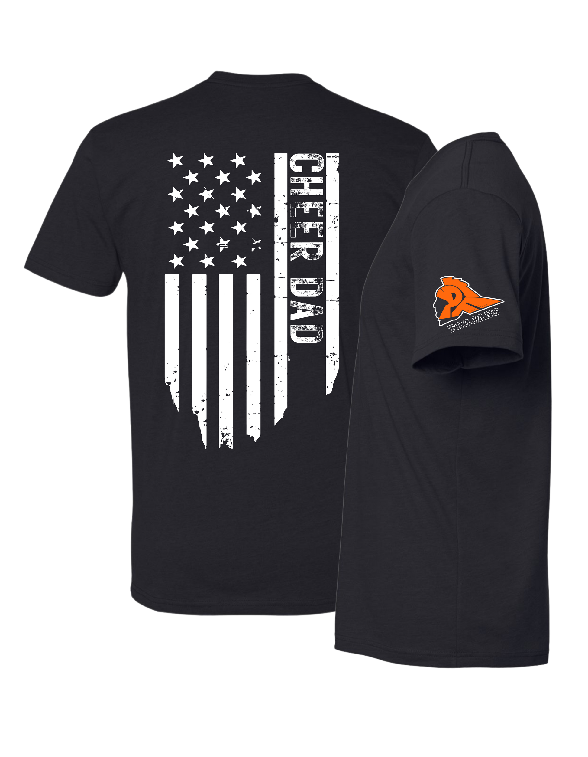Cheer Dad Flag T-Shirt