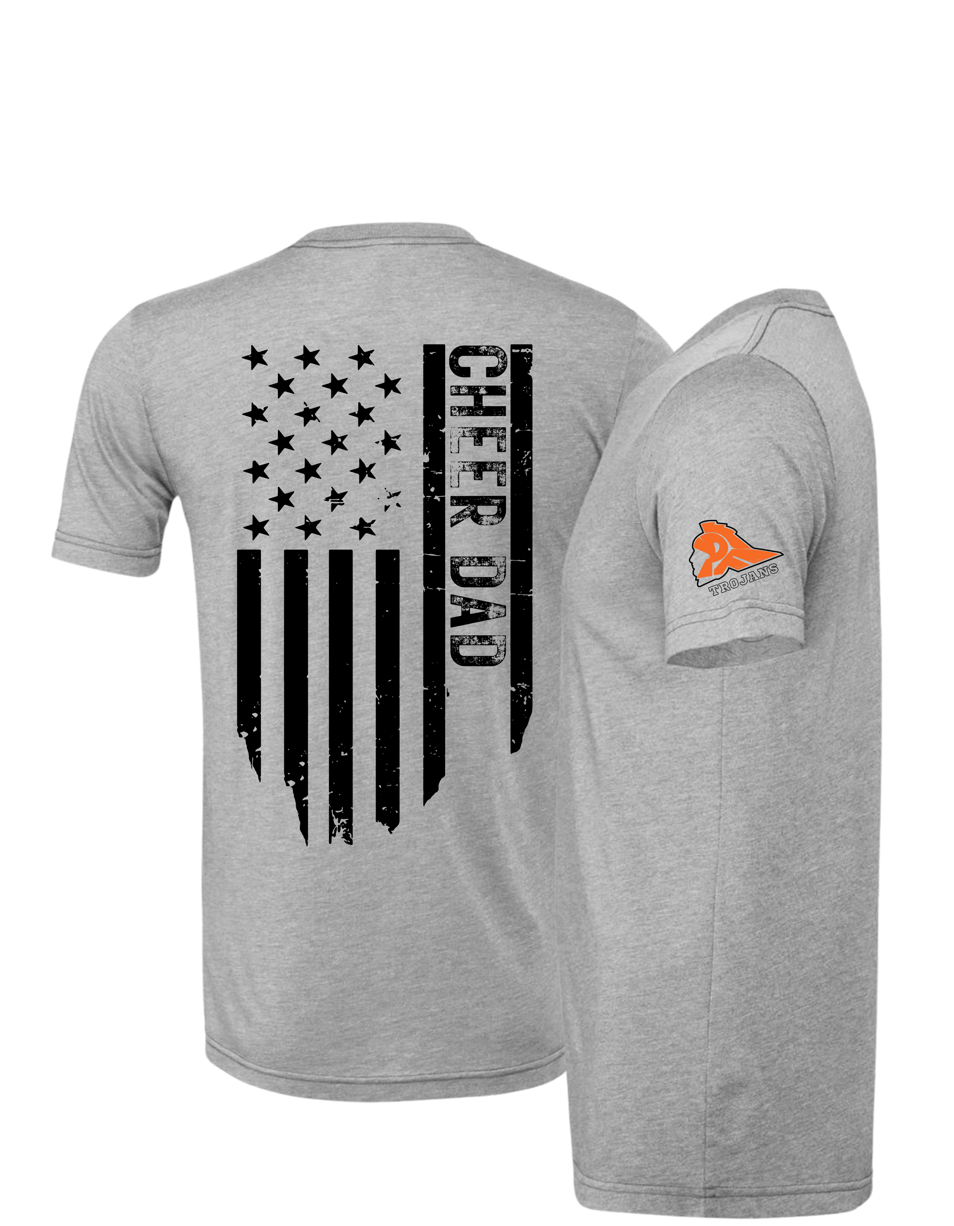 Cheer Dad Flag T-Shirt