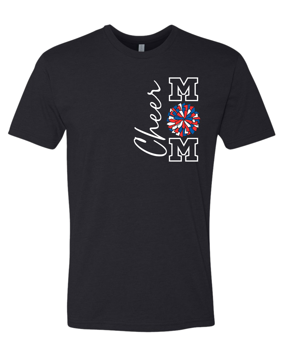 Cheer Mom with Pom T-Shirt