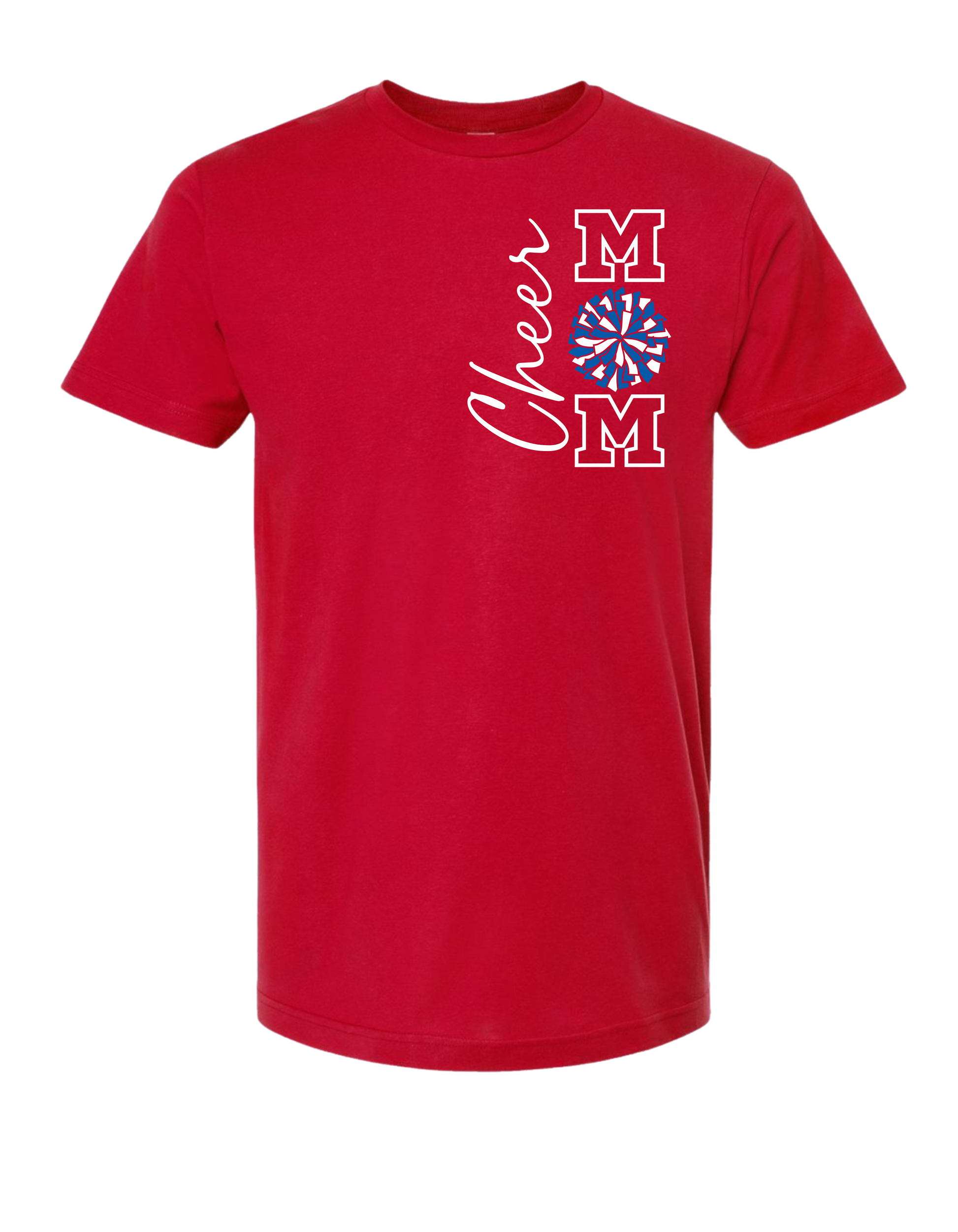 Cheer Mom with Pom T-Shirt