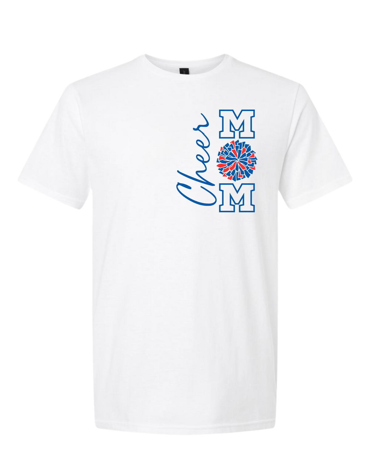Cheer Mom with Pom T-Shirt