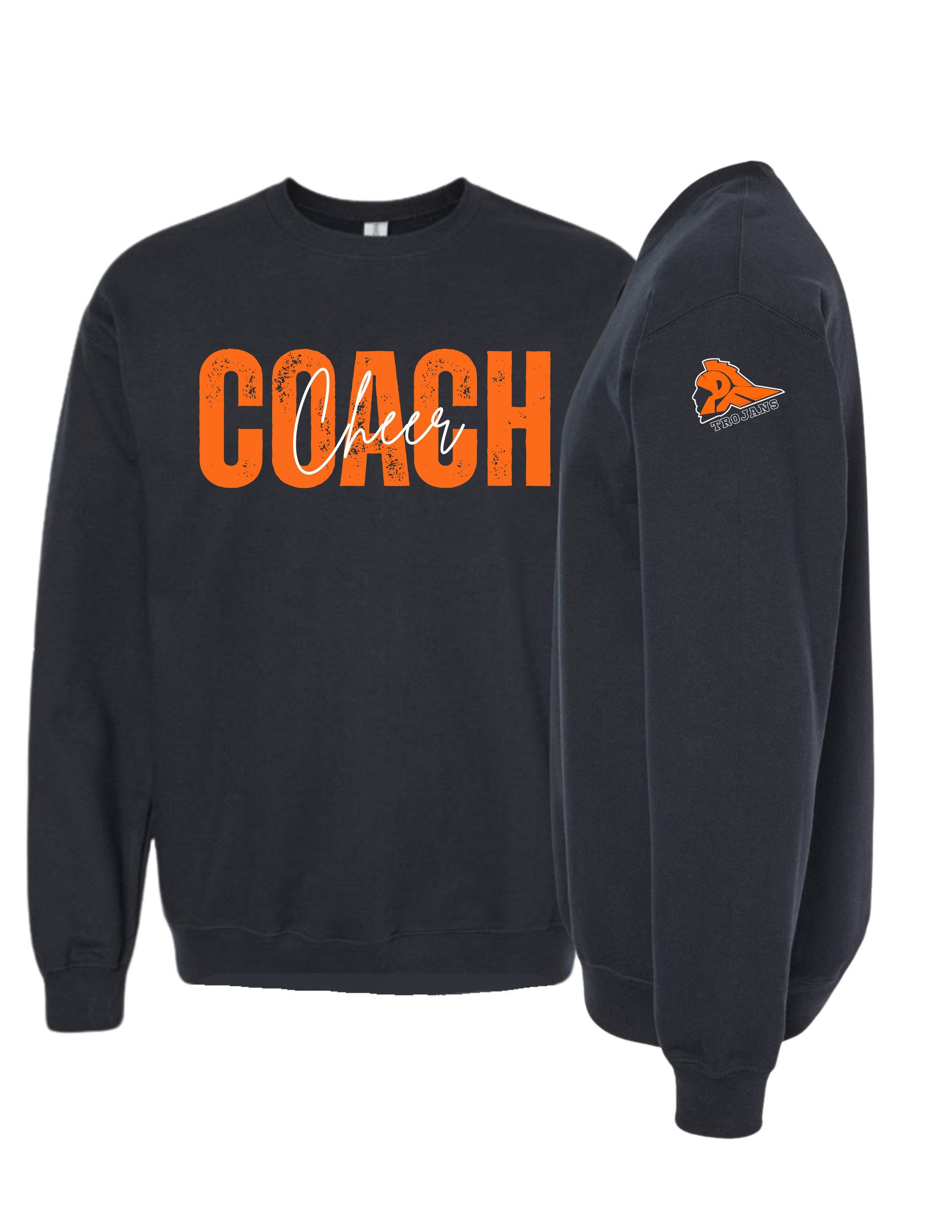 Cheer Coach Crewneck Sweatshirt - Adult