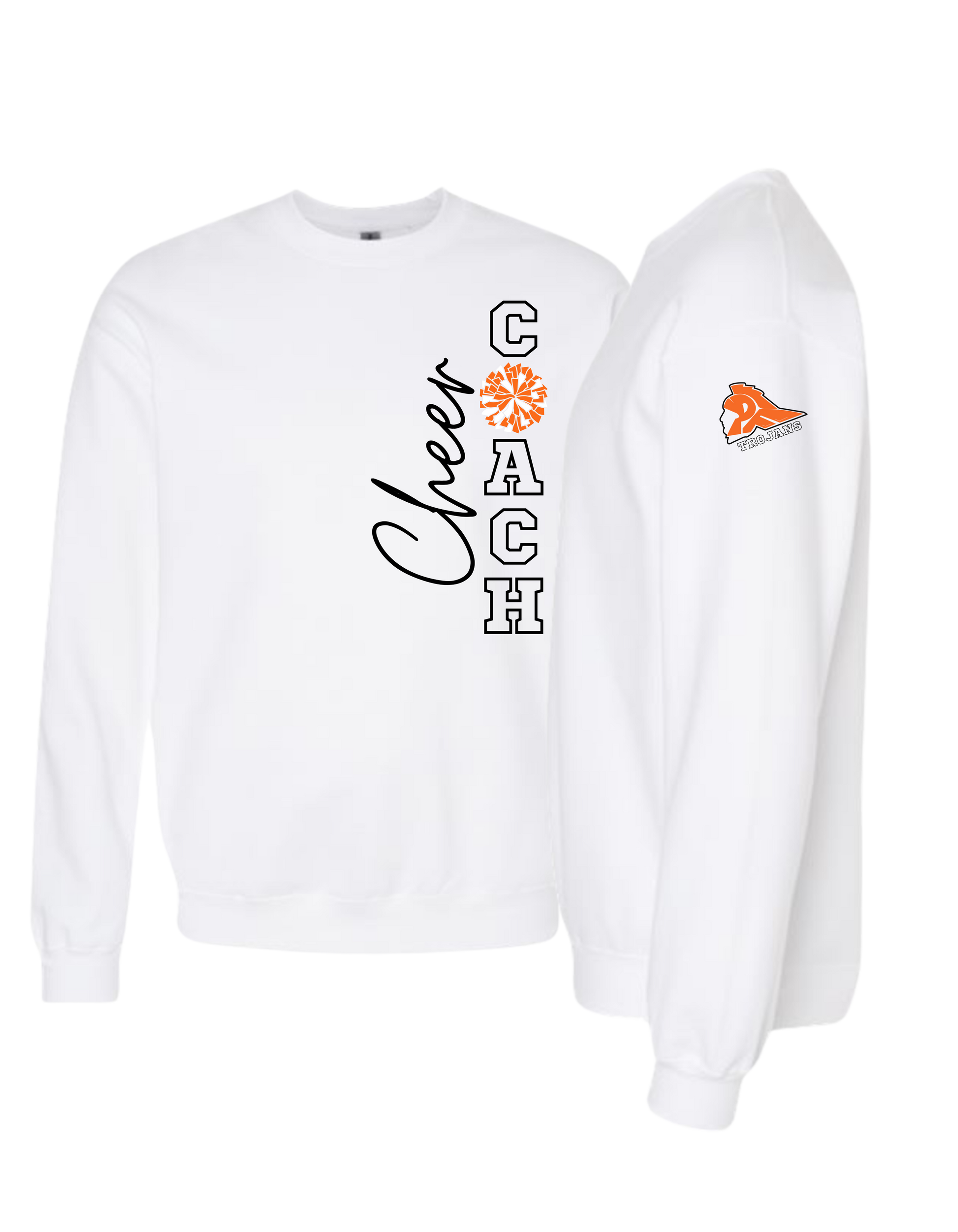 Cheer Coach Crewneck Sweatshirt - Adult