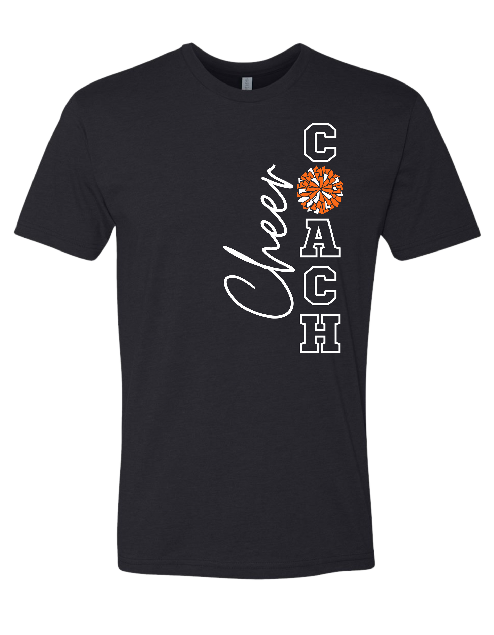 Cheer Coach With Pom T-Shirt - Adult