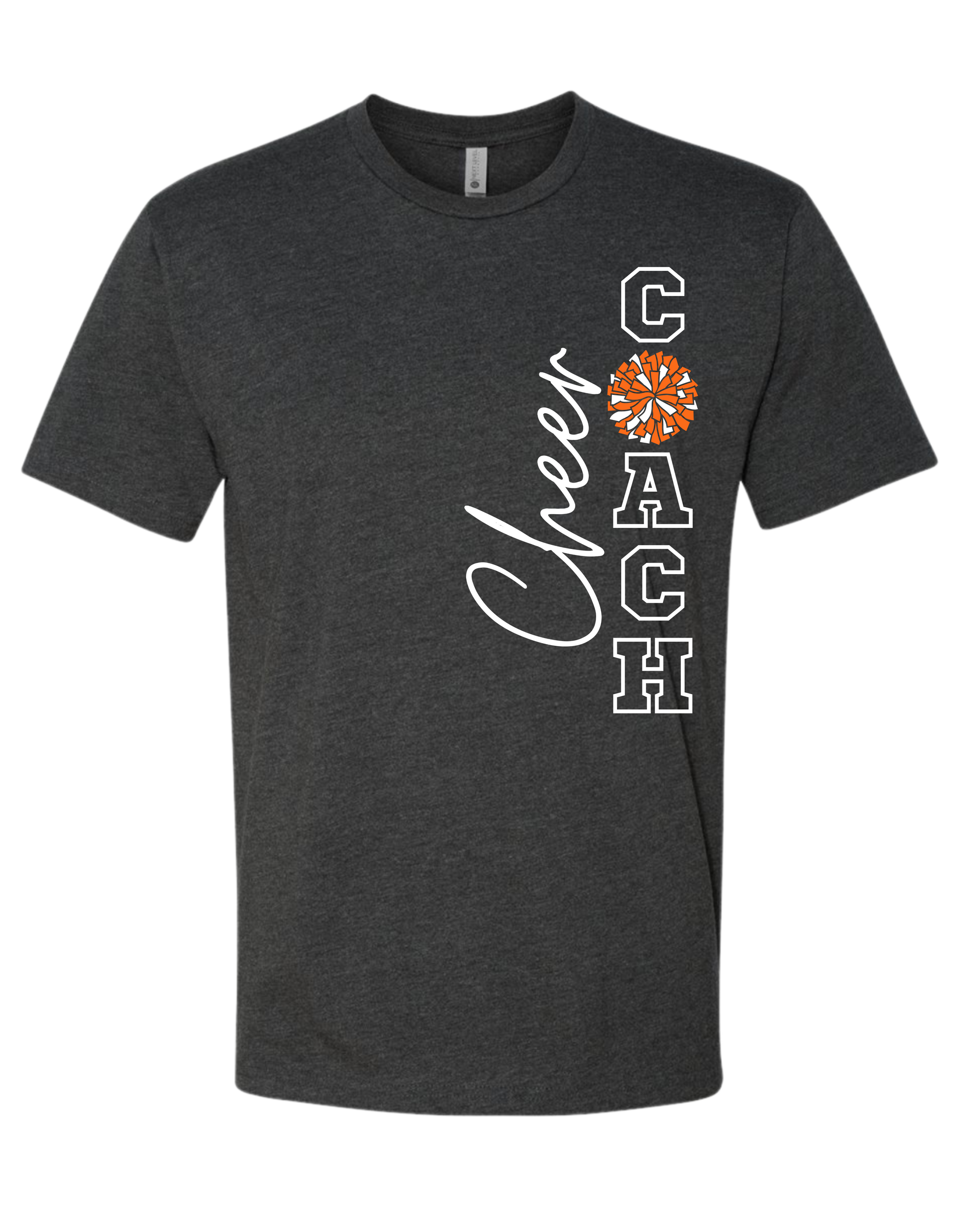 Cheer Coach With Pom T-Shirt - Adult