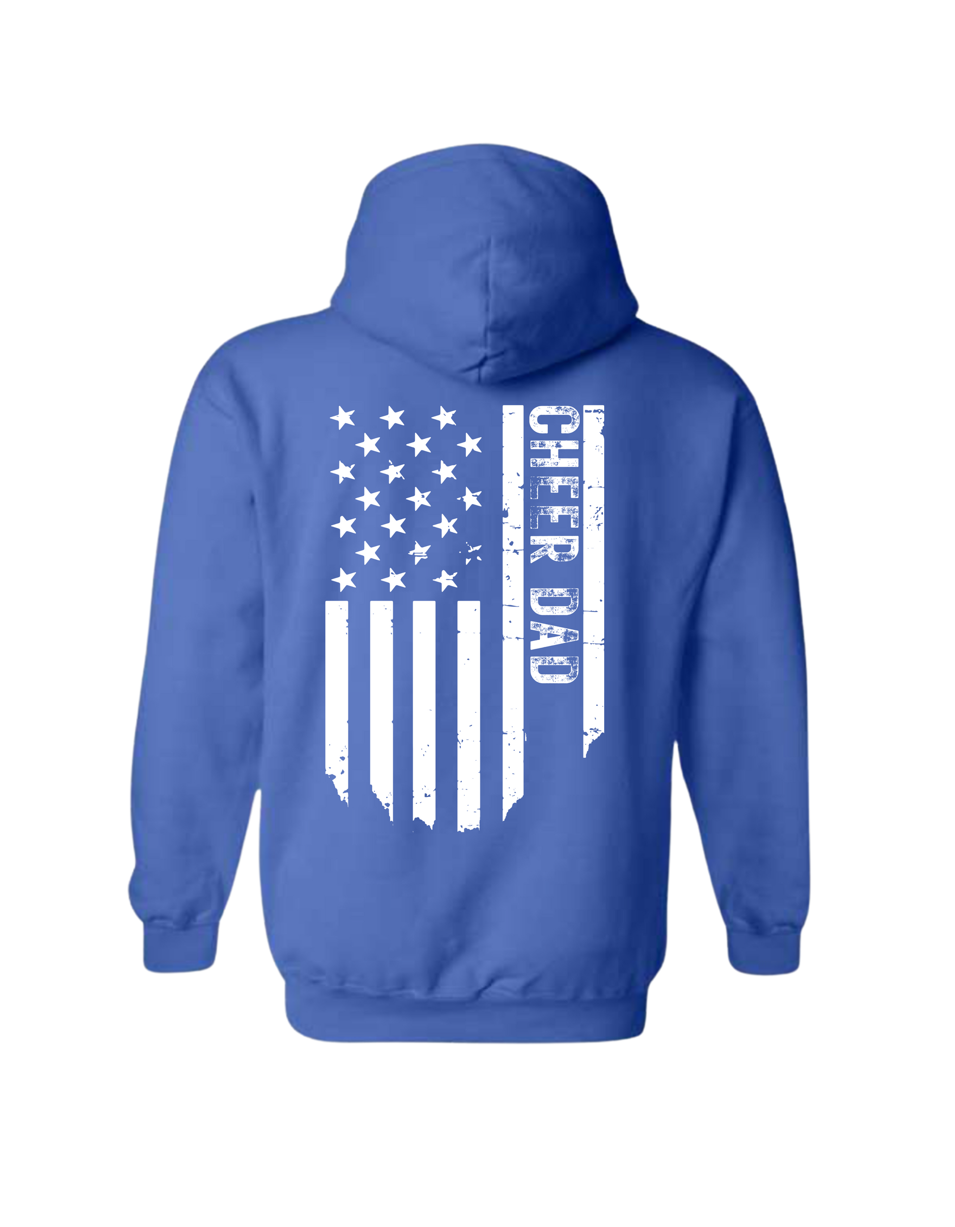 Cheer Dad Flag Hooded Sweatshirt