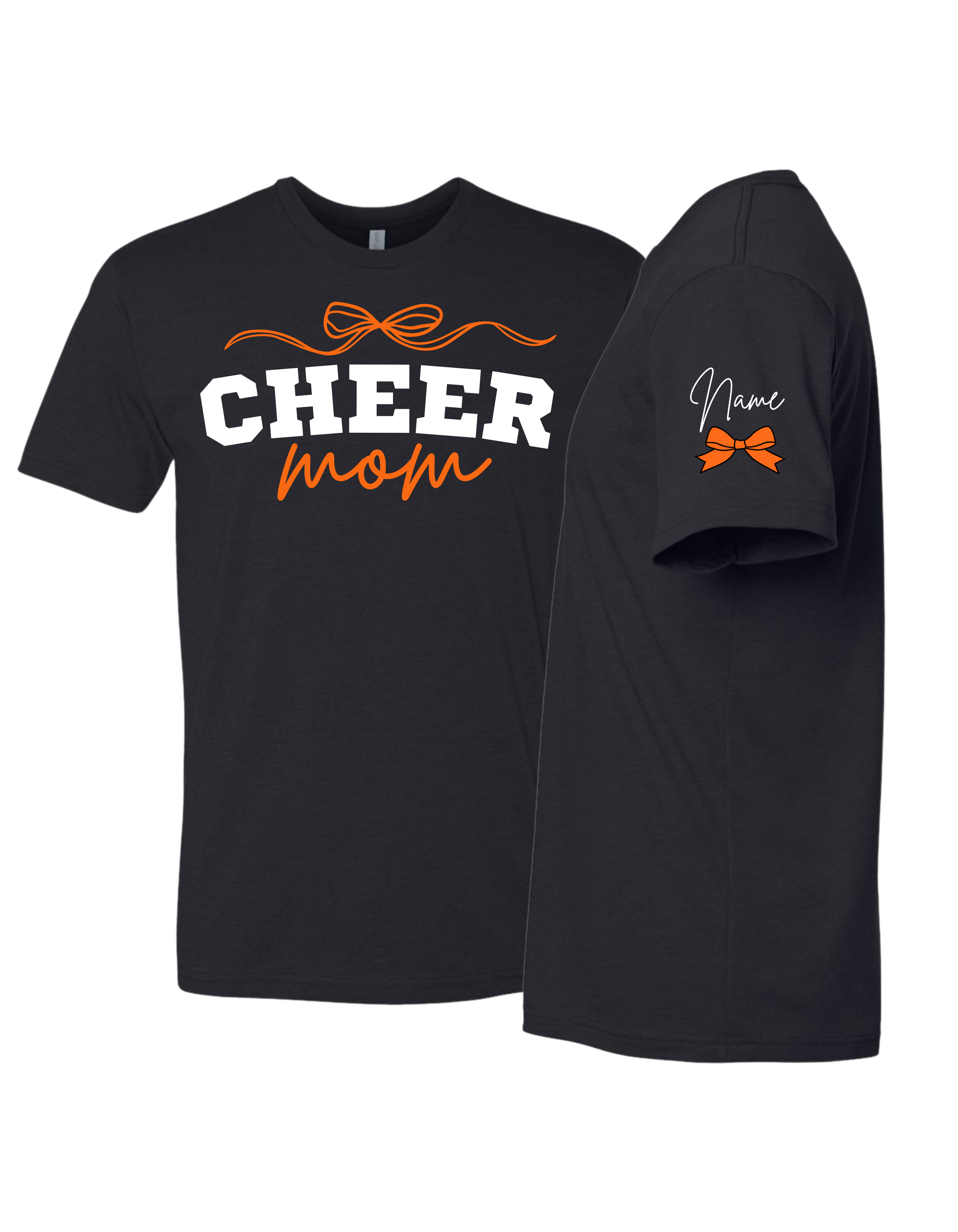 Cheer Mom With Bow 2 T-shirt - Adult