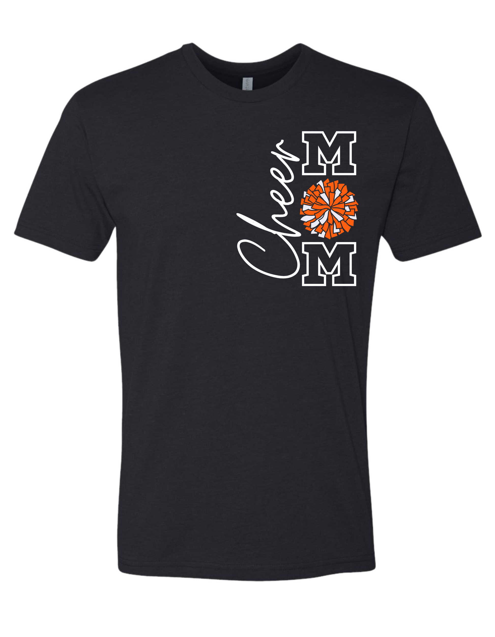 Cheer Mom with Pom T-Shirt - Adult