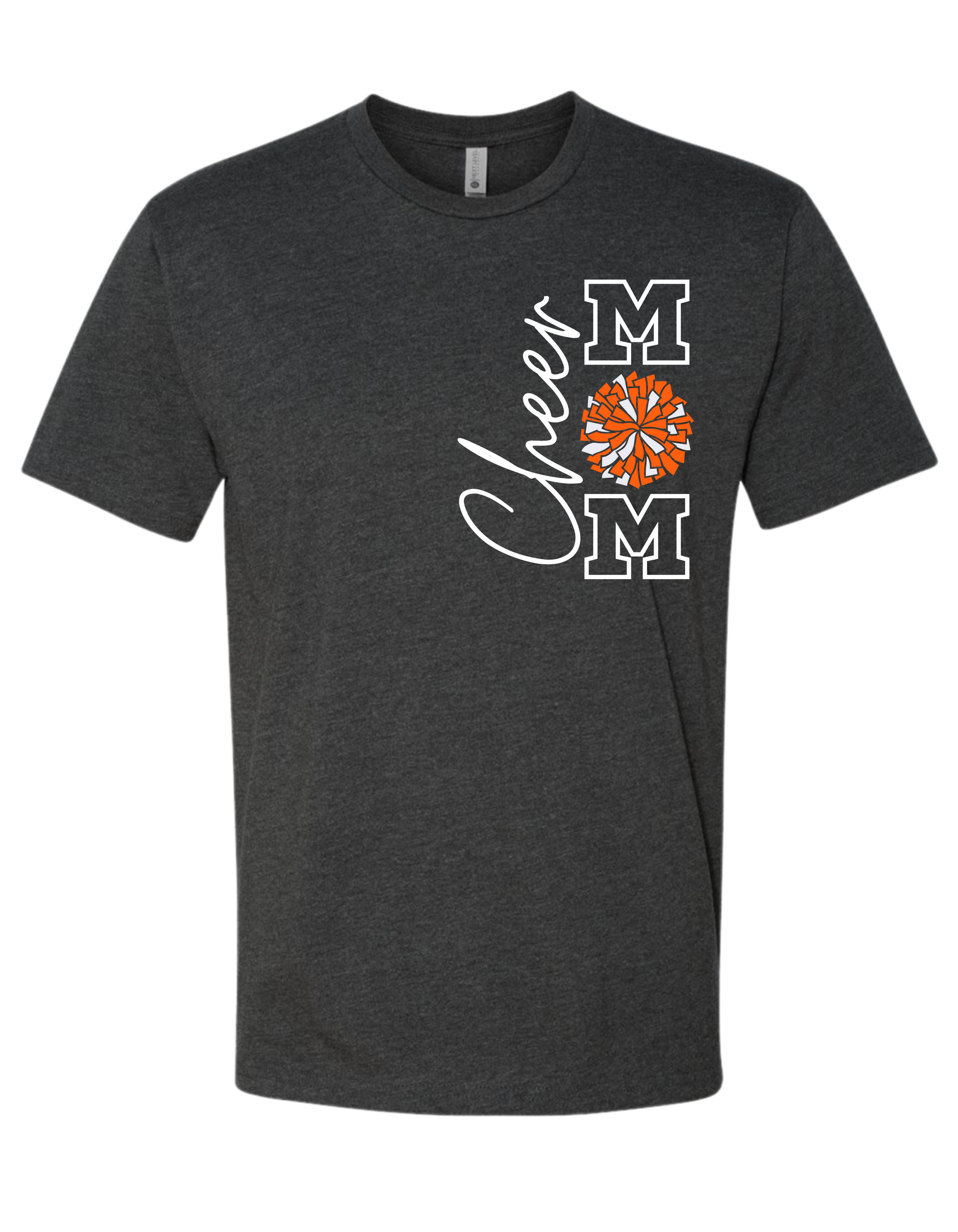 Cheer Mom with Pom T-Shirt - Adult