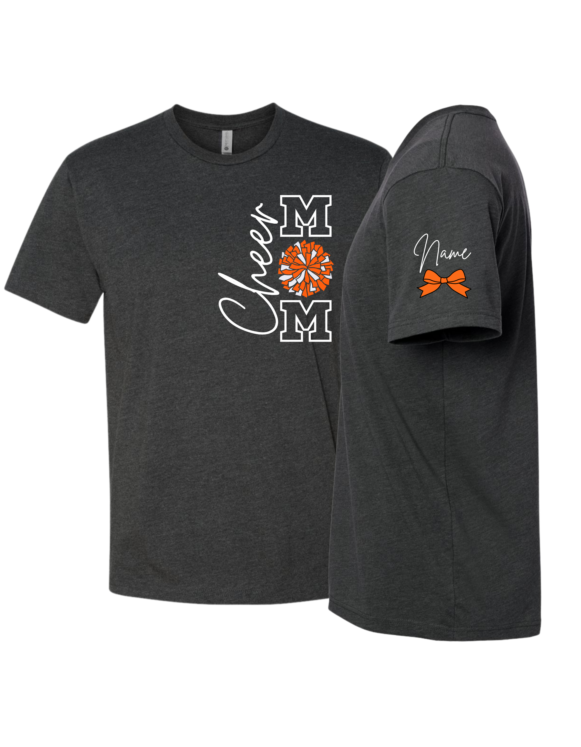 Cheer Mom with Pom T-Shirt - Adult