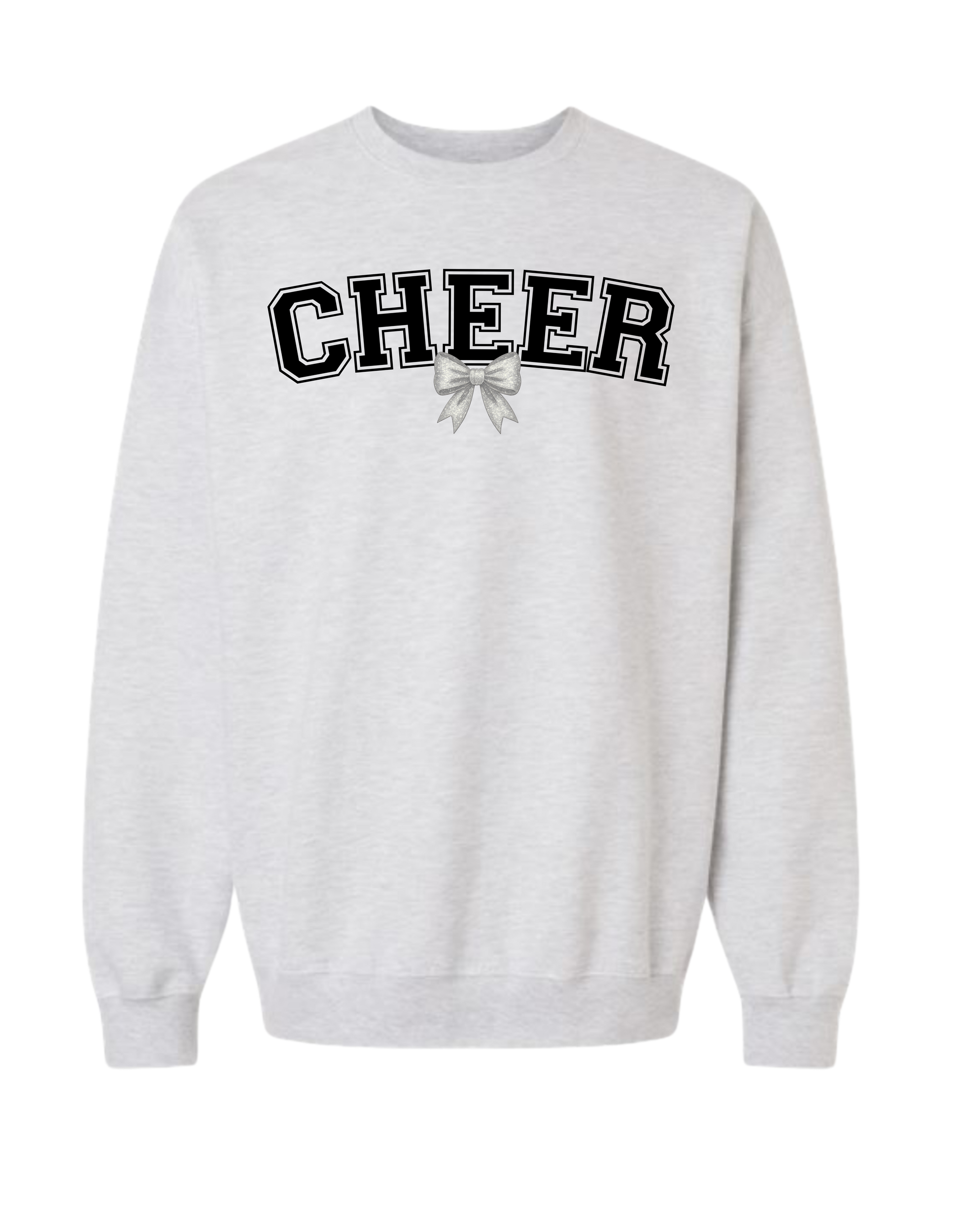 Cheer with Bow - Crewneck Sweatshirt