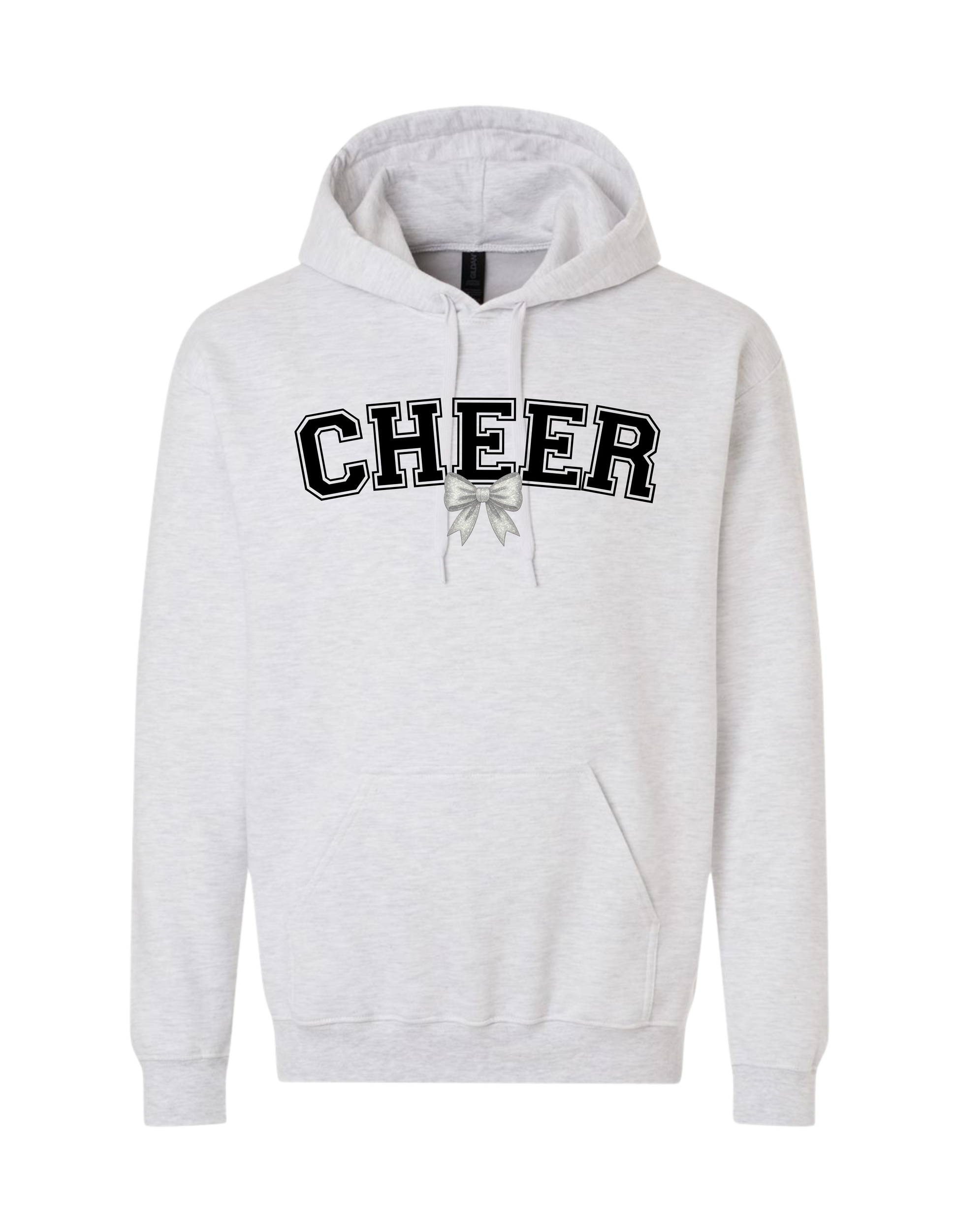 Cheer with Bow - Hooded Sweatshirt