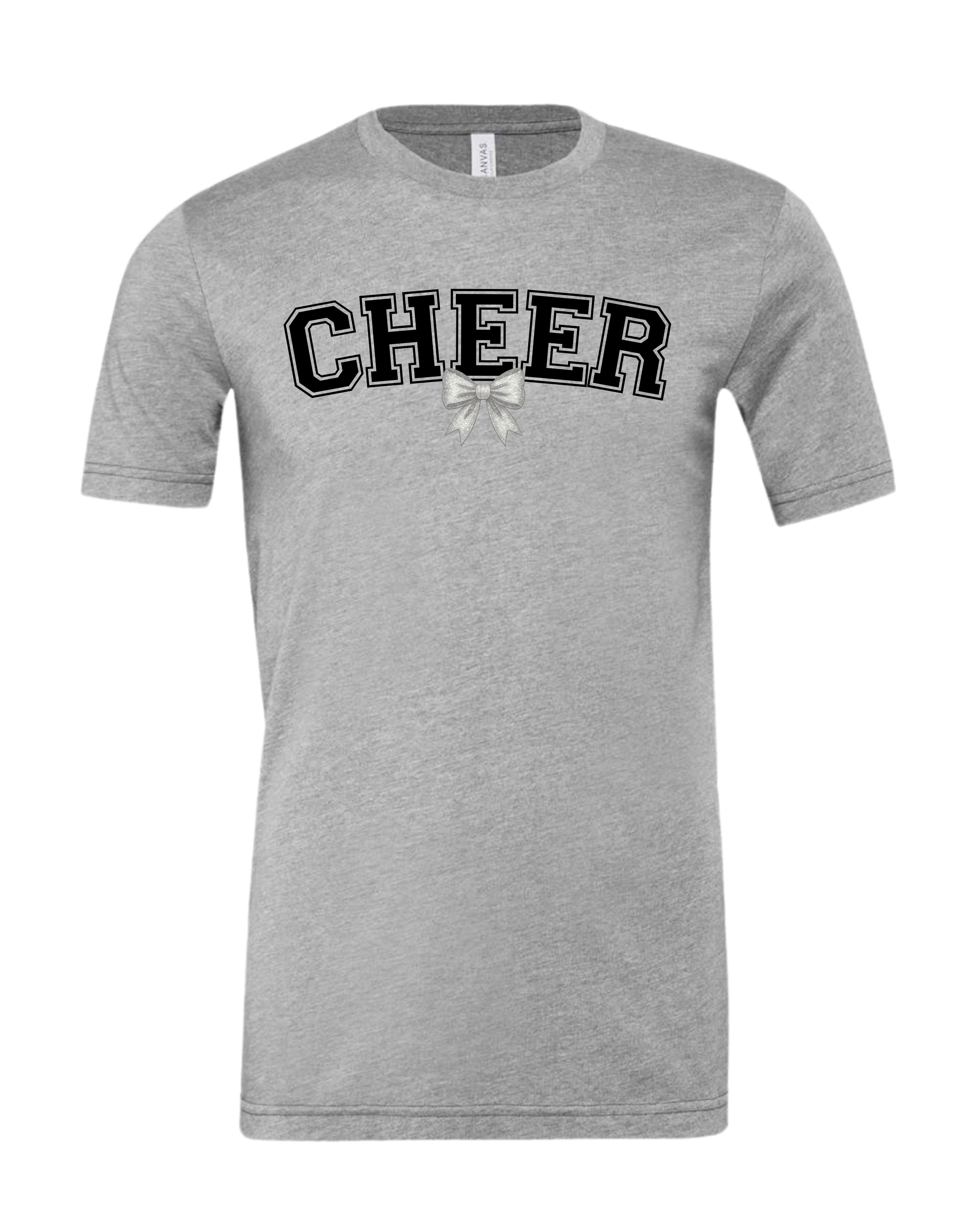 Cheer with Bow - T-shirt