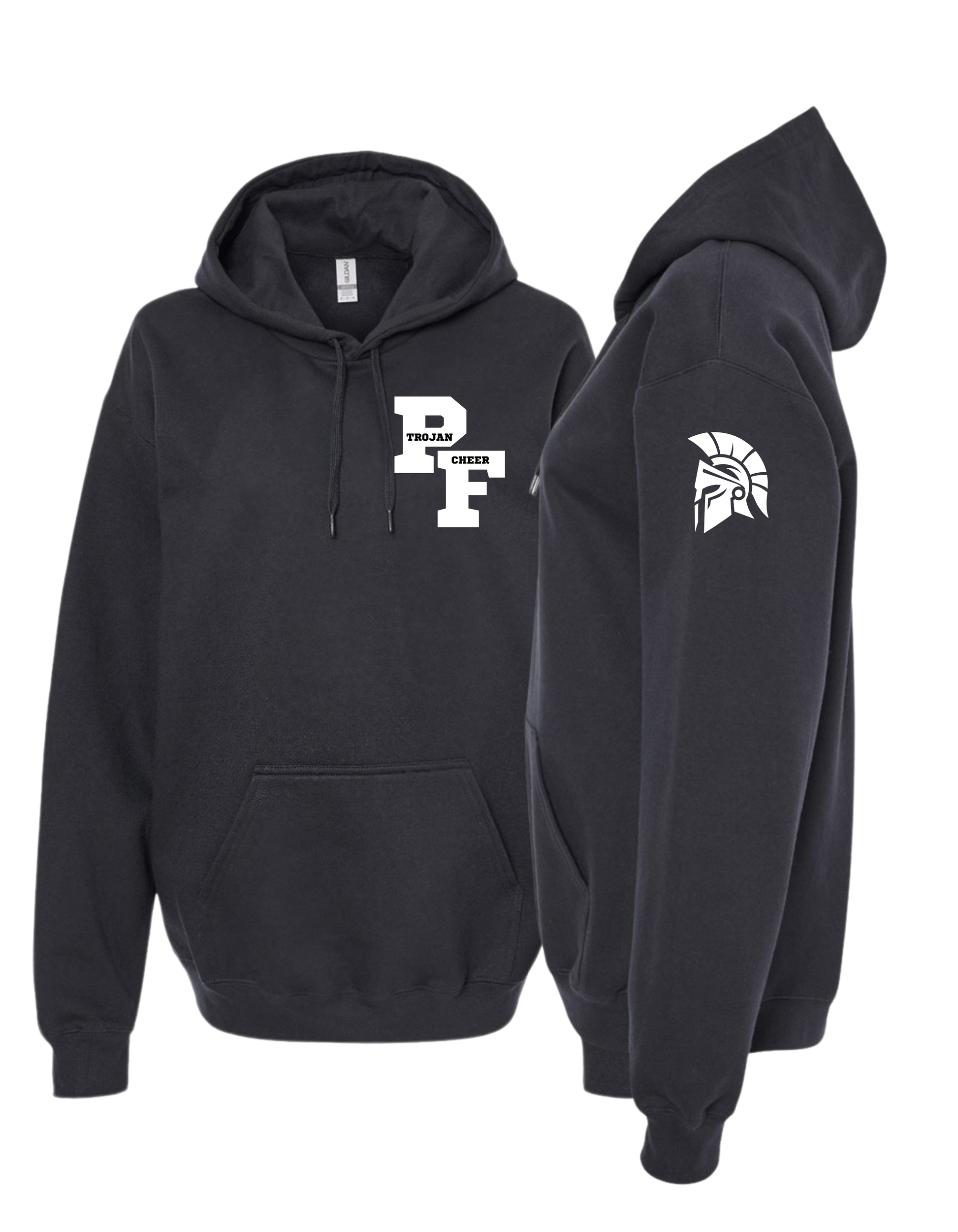 PF Trojan Cheer Hooded Sweatshirt - Adult
