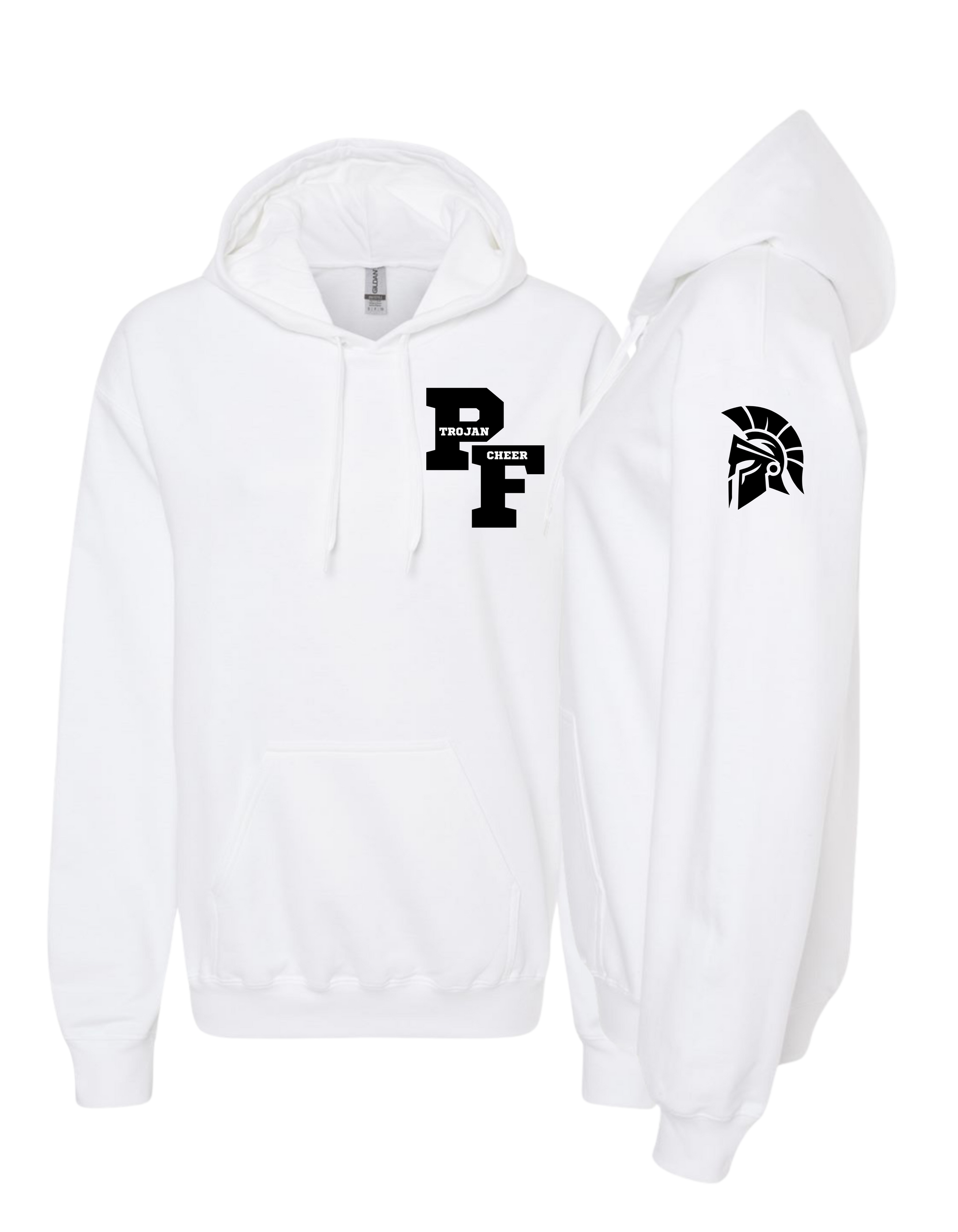 PF Trojan Cheer Hooded Sweatshirt - Adult