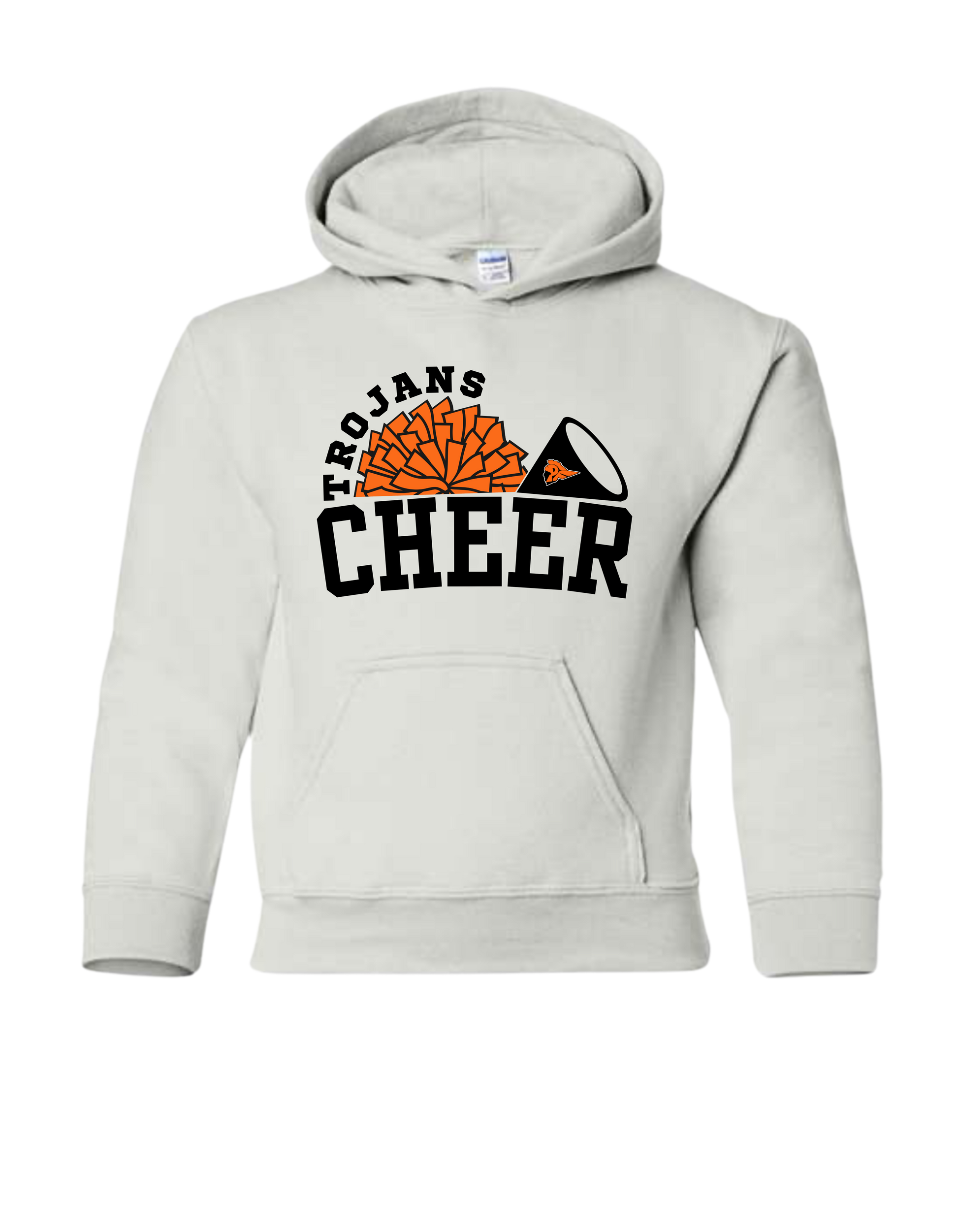 Pom & Megaphone Hooded Sweatshirt- Youth