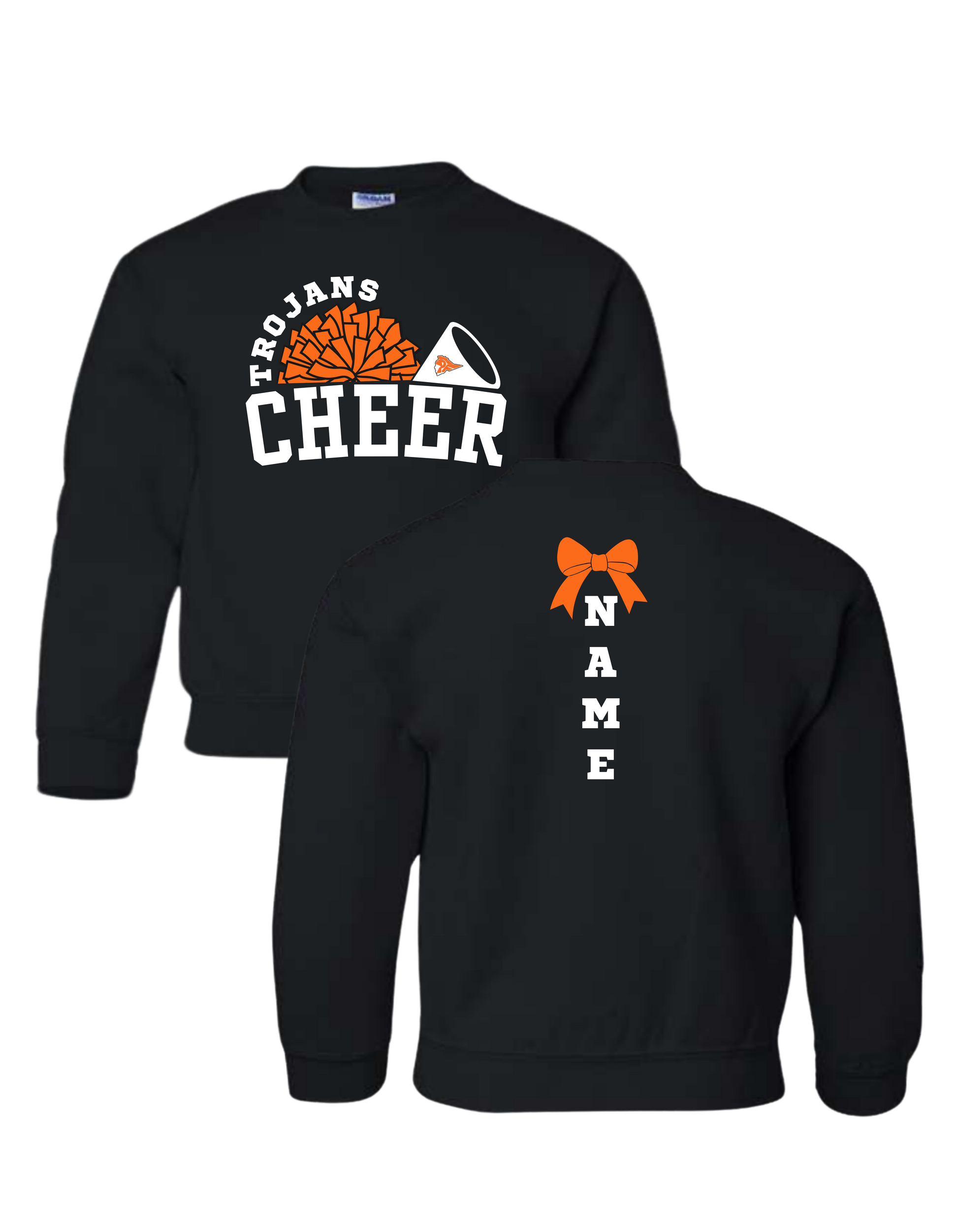 Pom & Megaphone Crewneck Sweatshirt - Youth