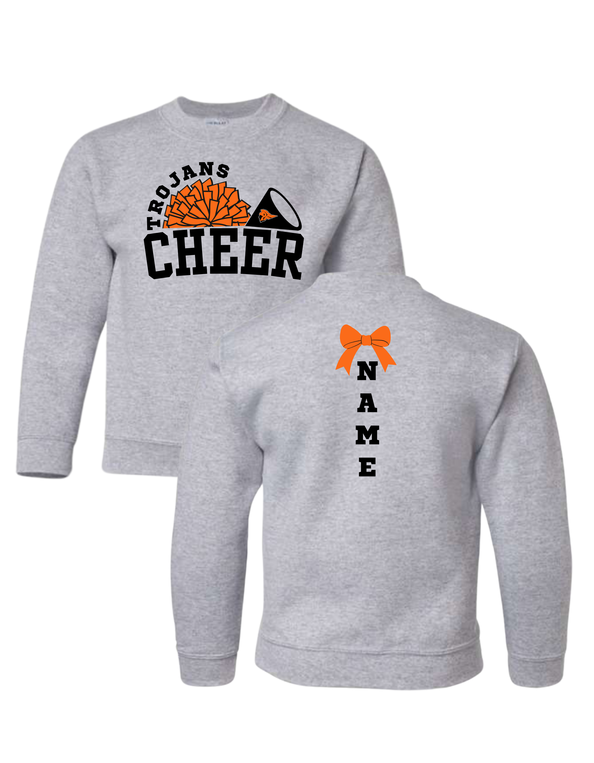 Pom & Megaphone Crewneck Sweatshirt - Youth