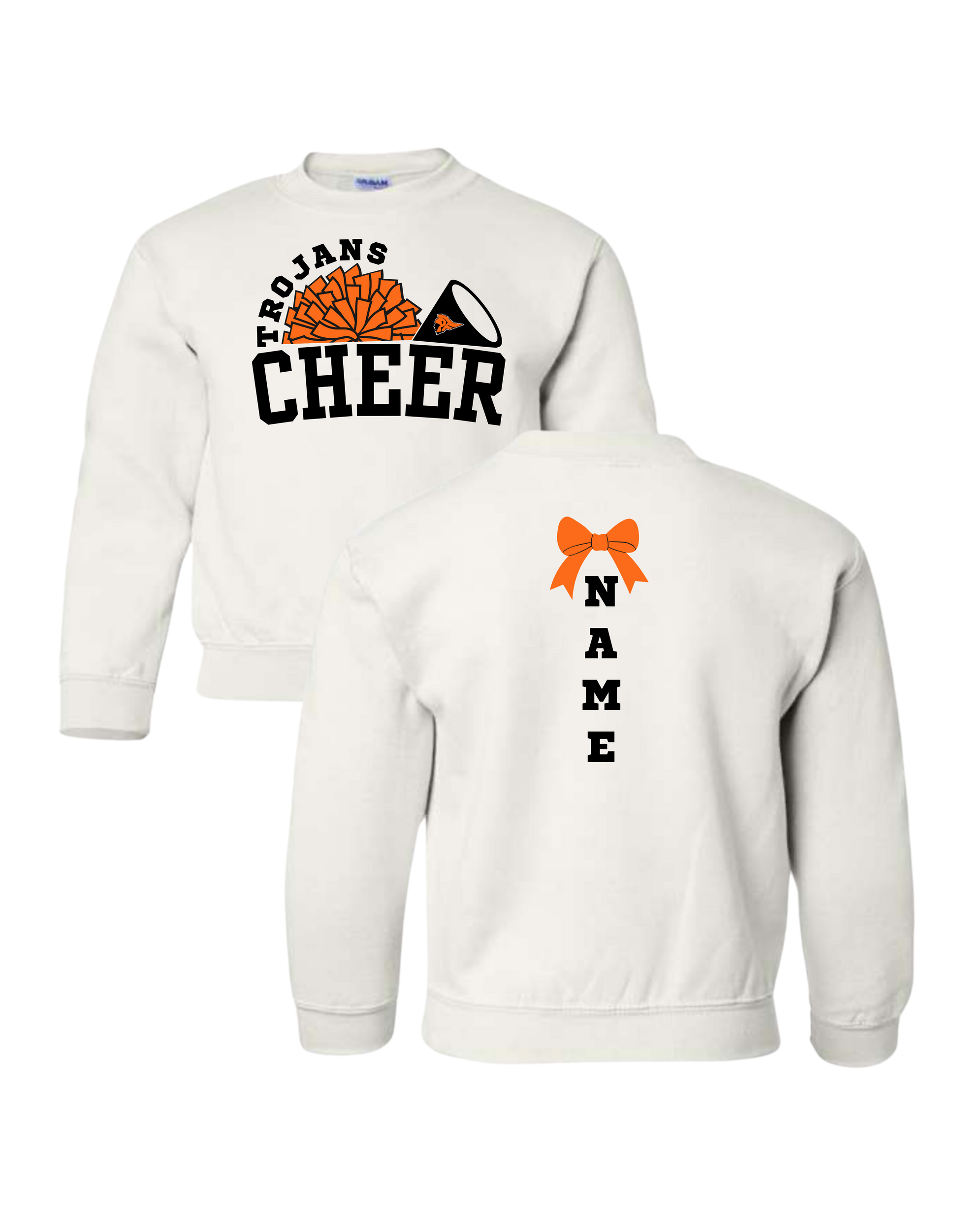 Pom & Megaphone Crewneck Sweatshirt - Youth