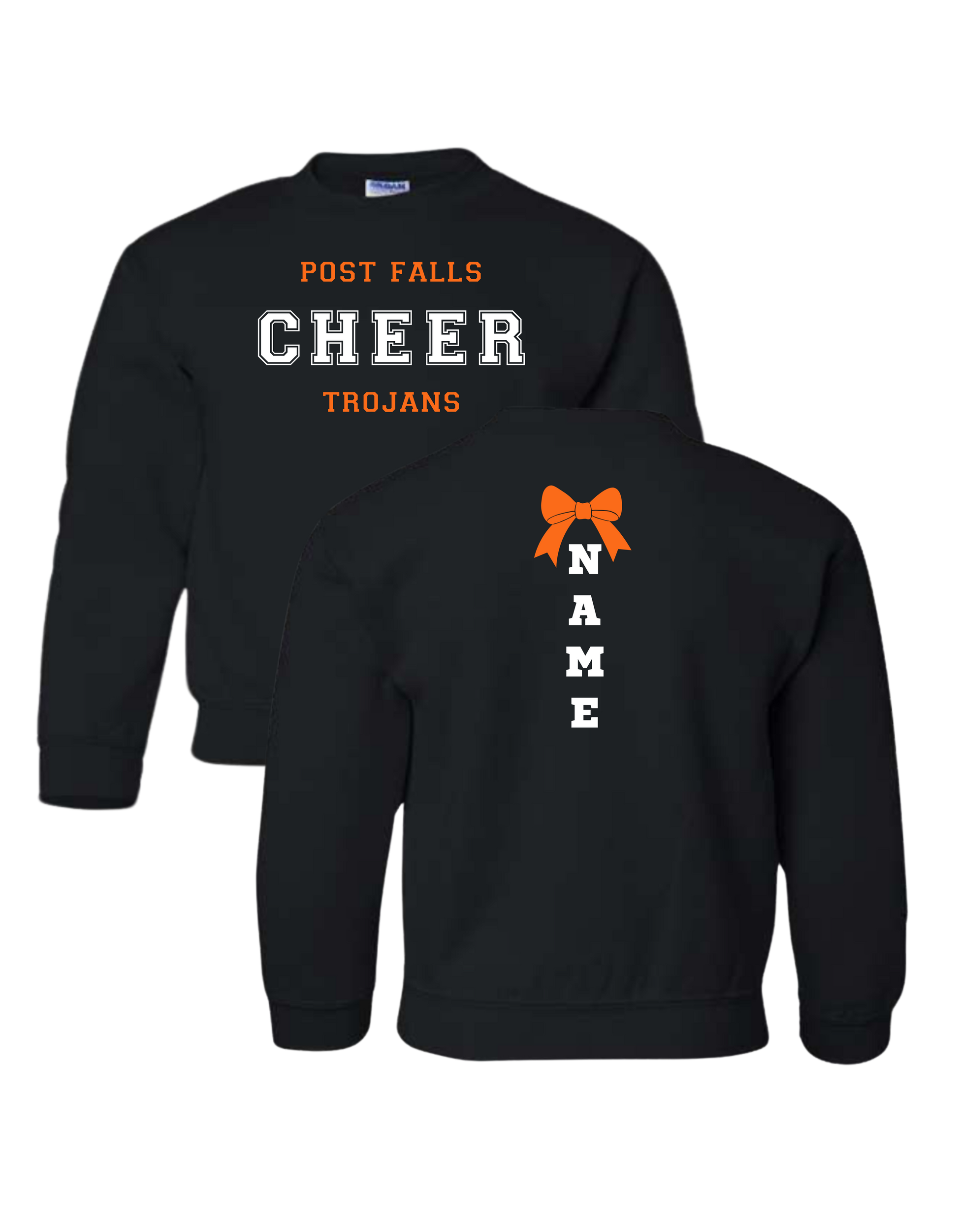 Post Falls Cheer 2 Crewneck Sweatshirt - Youth