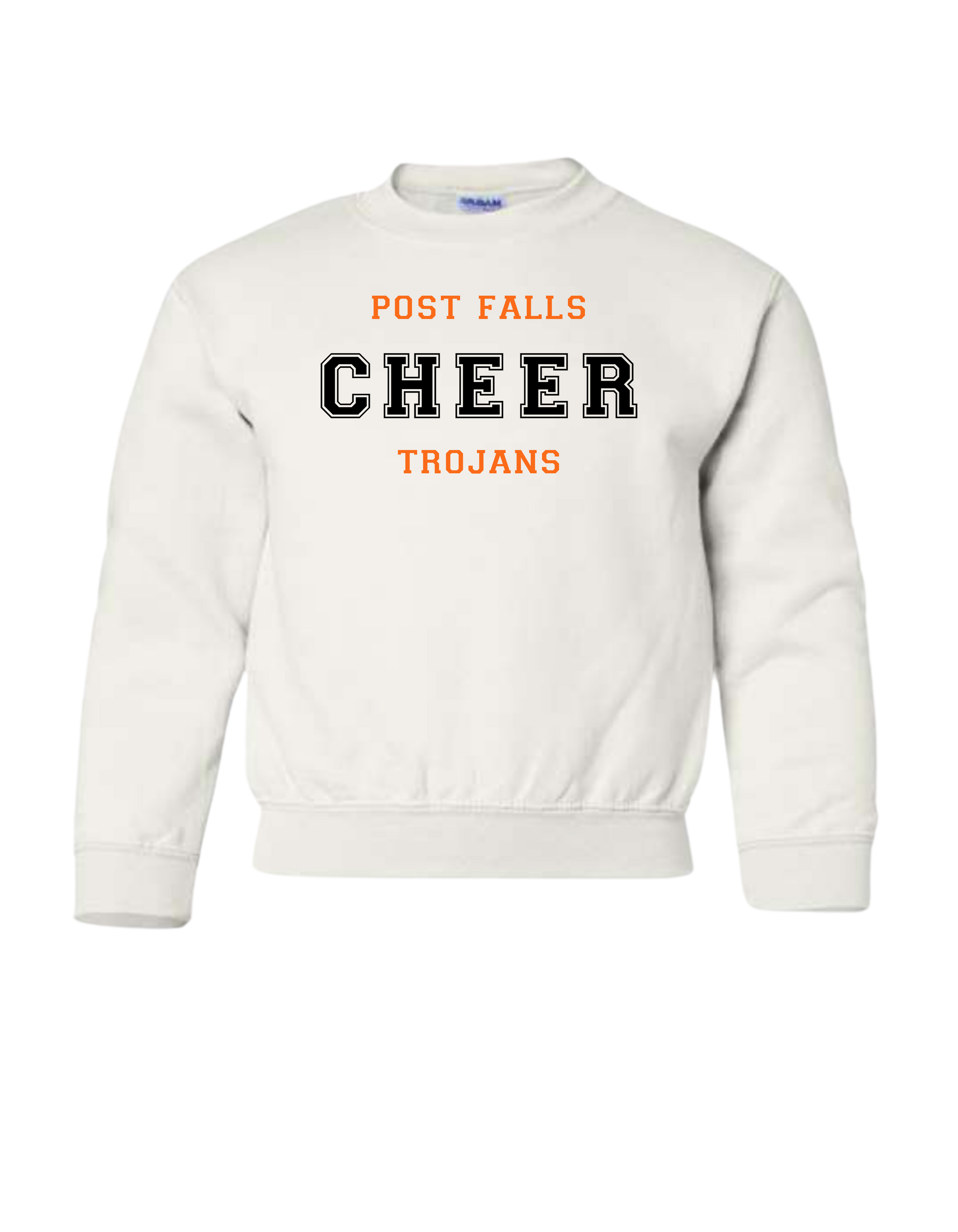 Post Falls Cheer 2 Crewneck Sweatshirt - Youth