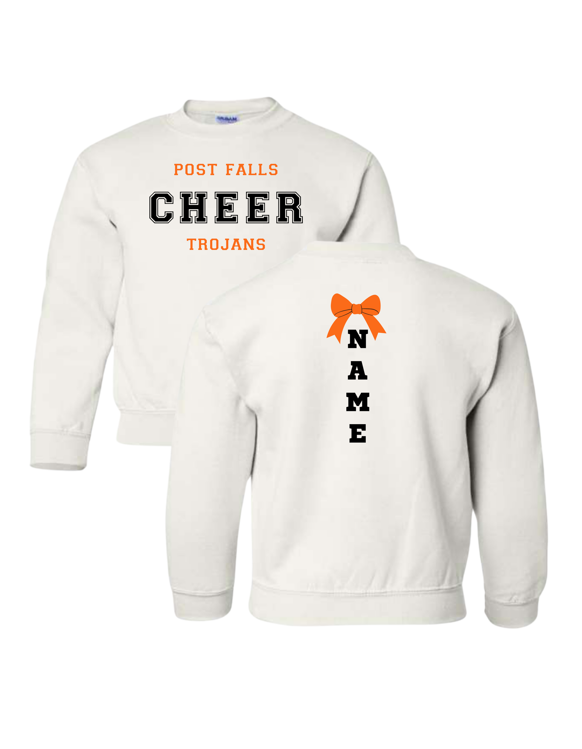 Post Falls Cheer 2 Crewneck Sweatshirt - Youth