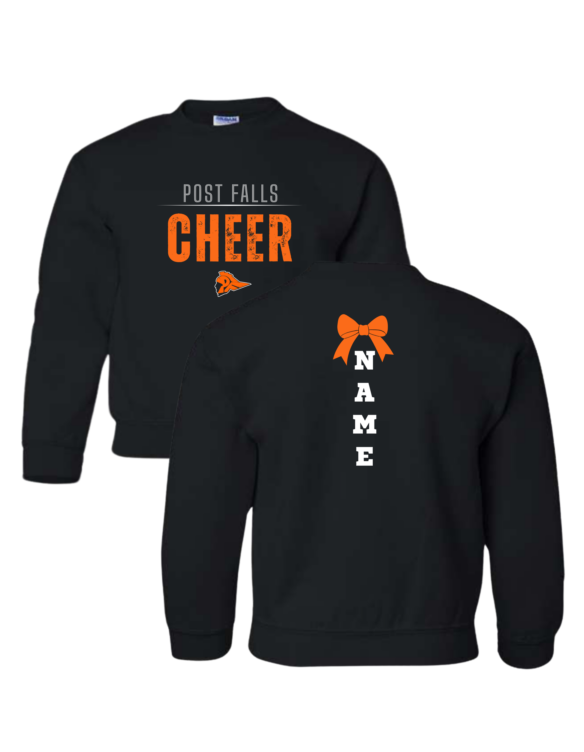 Post Falls Cheer 3 Crewneck Sweatshirt - Youth