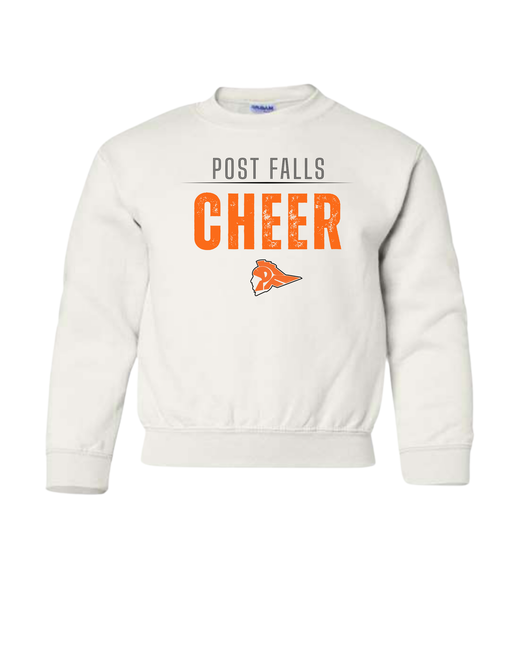 Post Falls Cheer 3 Crewneck Sweatshirt - Youth