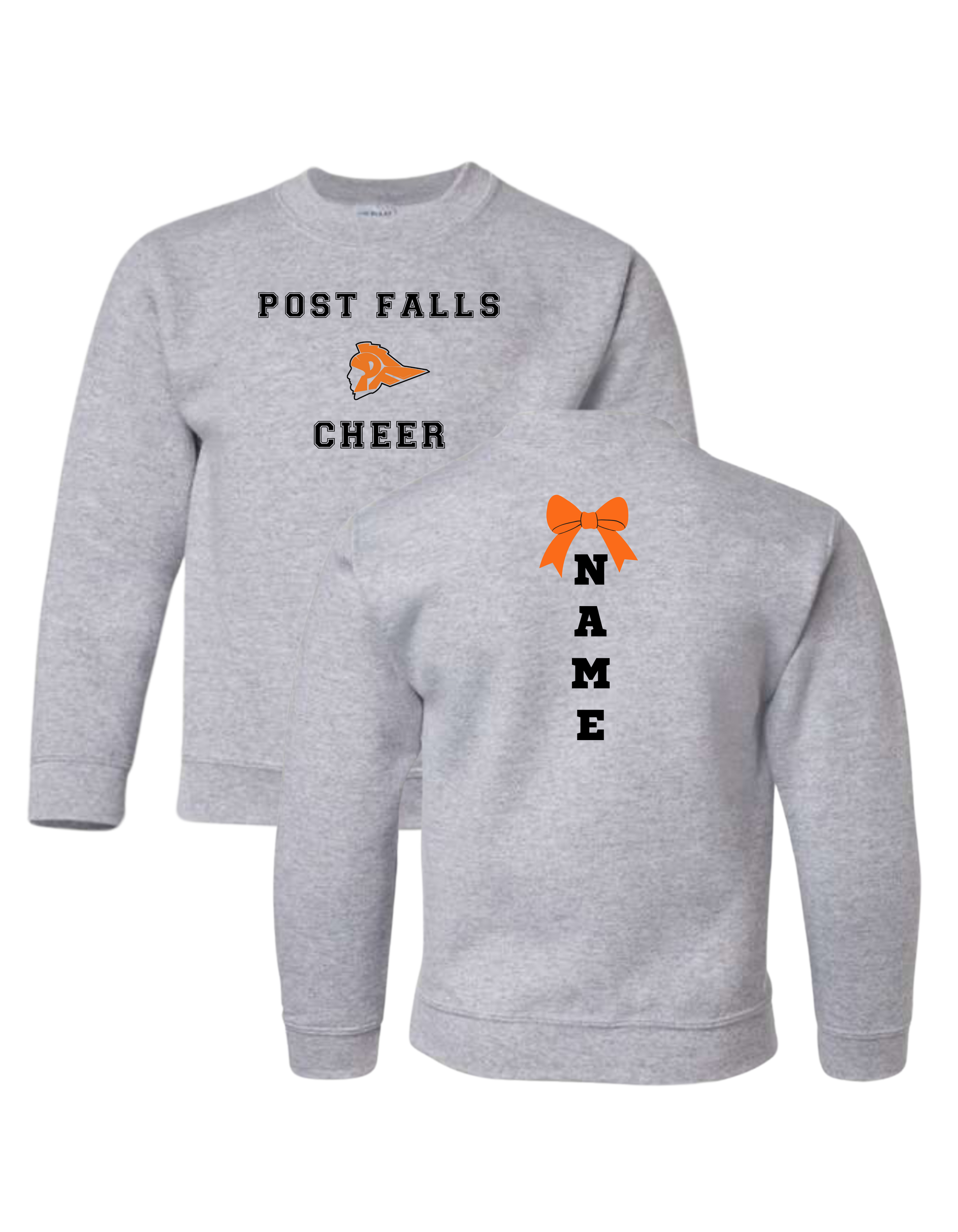 Post Falls Cheer Crewneck Sweatshirt - Youth
