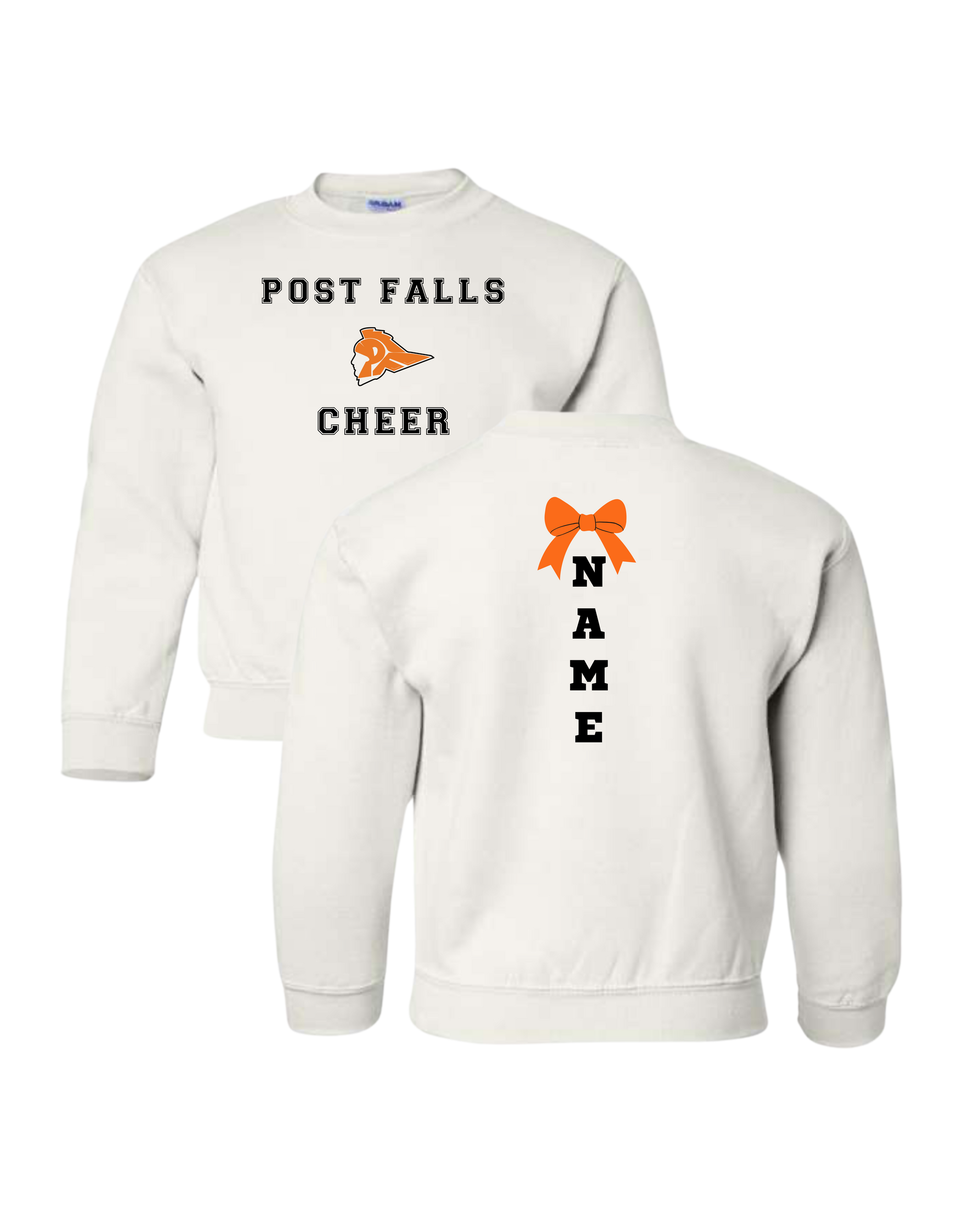 Post Falls Cheer Crewneck Sweatshirt - Youth