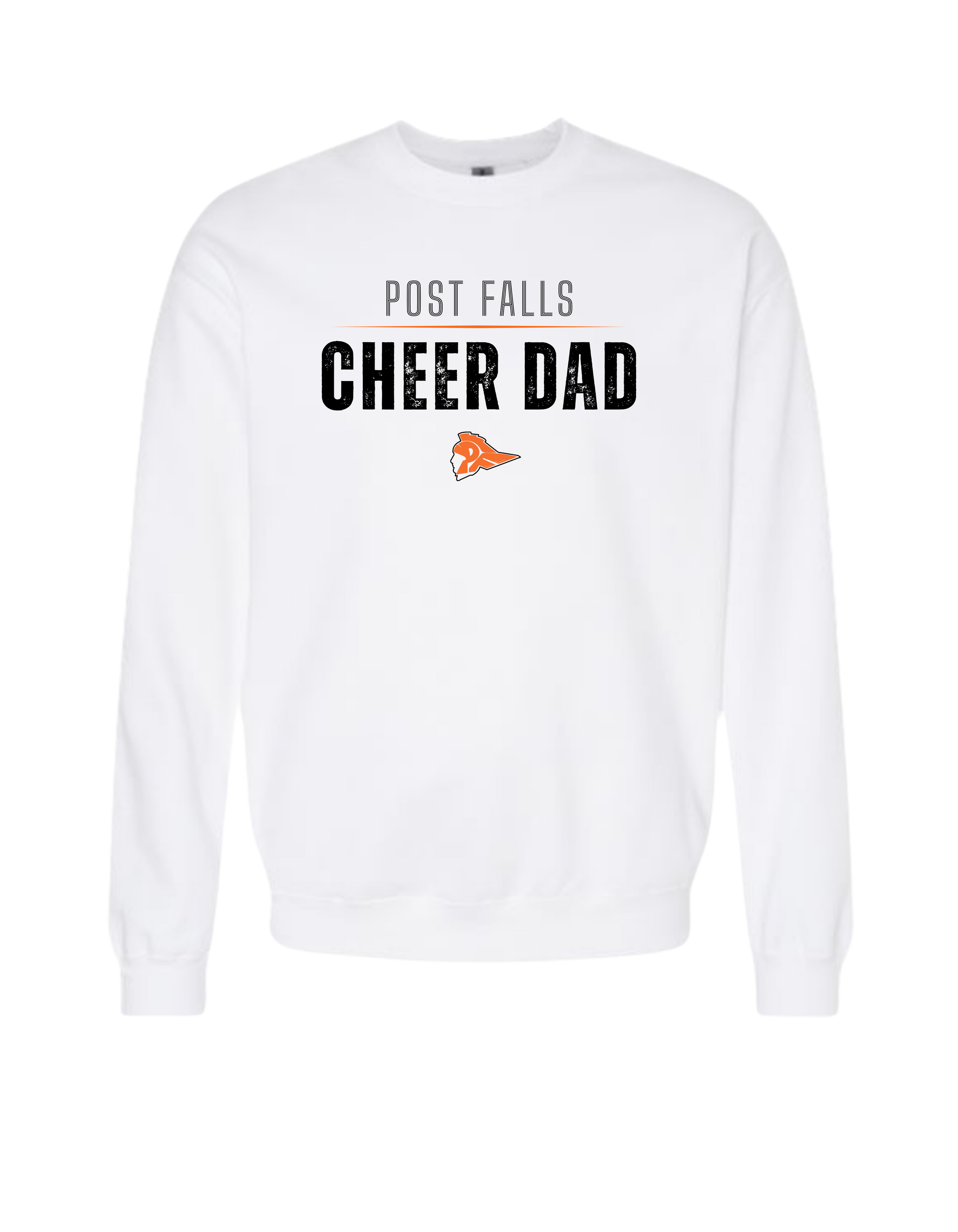 Post Falls Cheer Dad Crewneck Sweatshirt