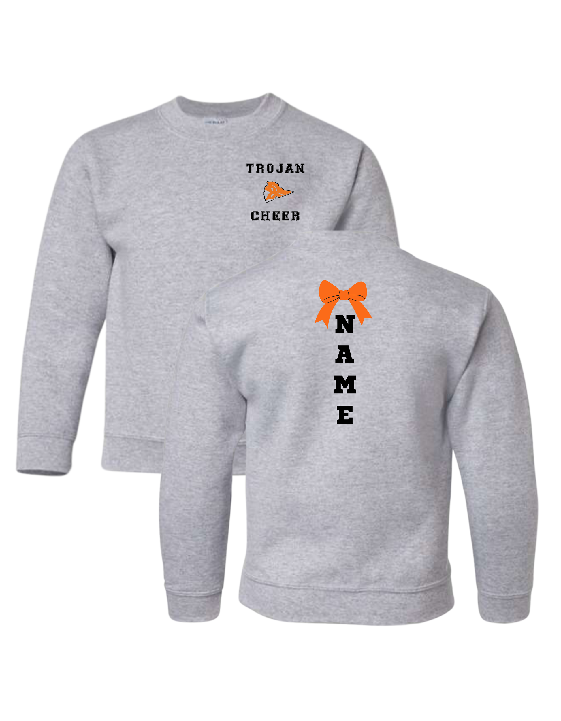 Trojan Cheer Crewneck Sweatshirt - Youth
