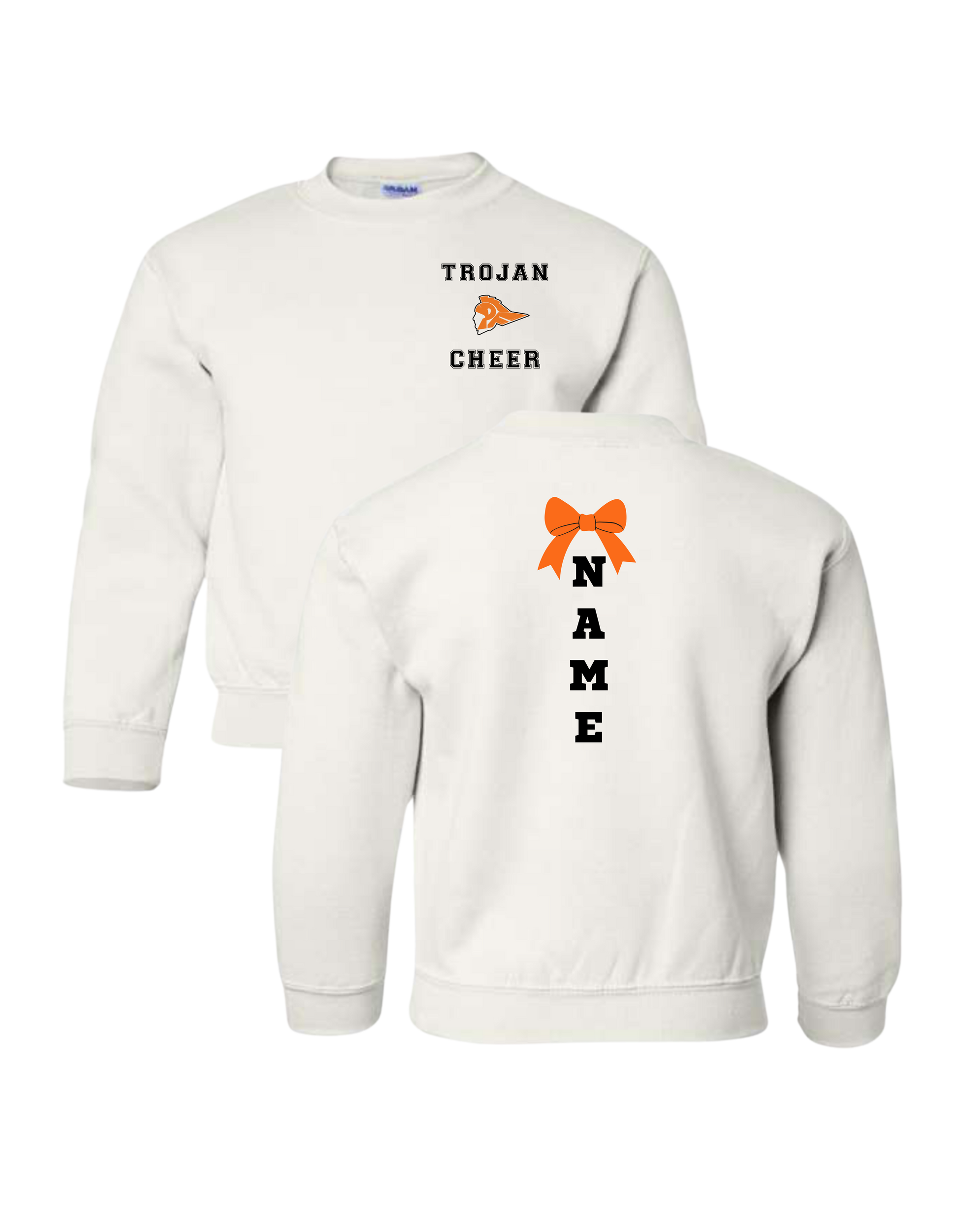 Trojan Cheer Crewneck Sweatshirt - Youth