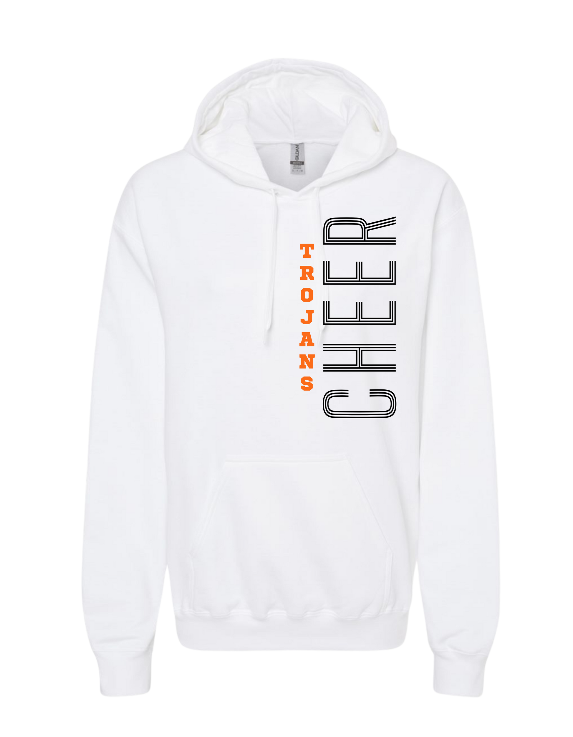 Trojans Cheer Side Hooded Sweatshirt- Adult