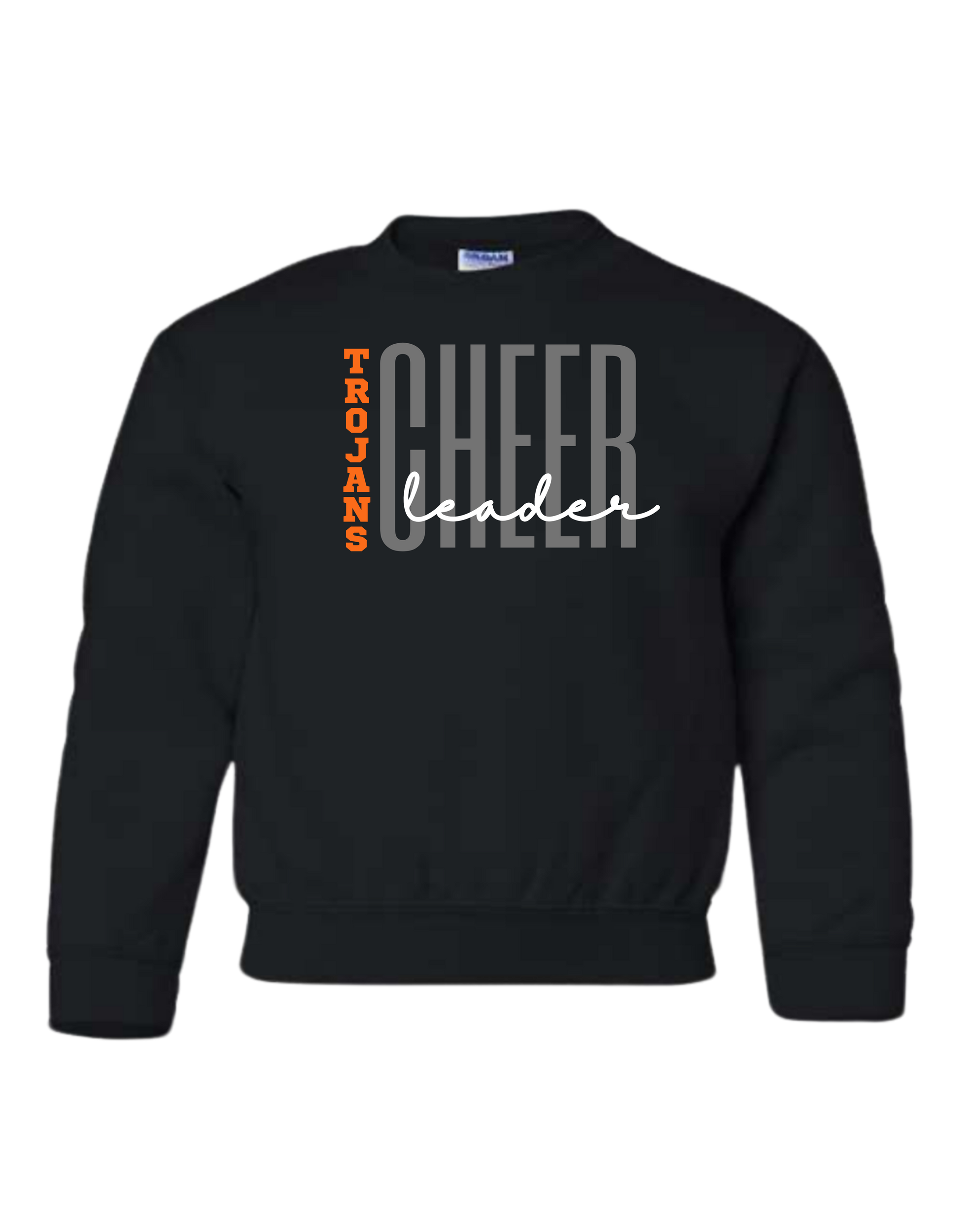 Trojans Cheerleader Crewneck Sweatshirt - Youth