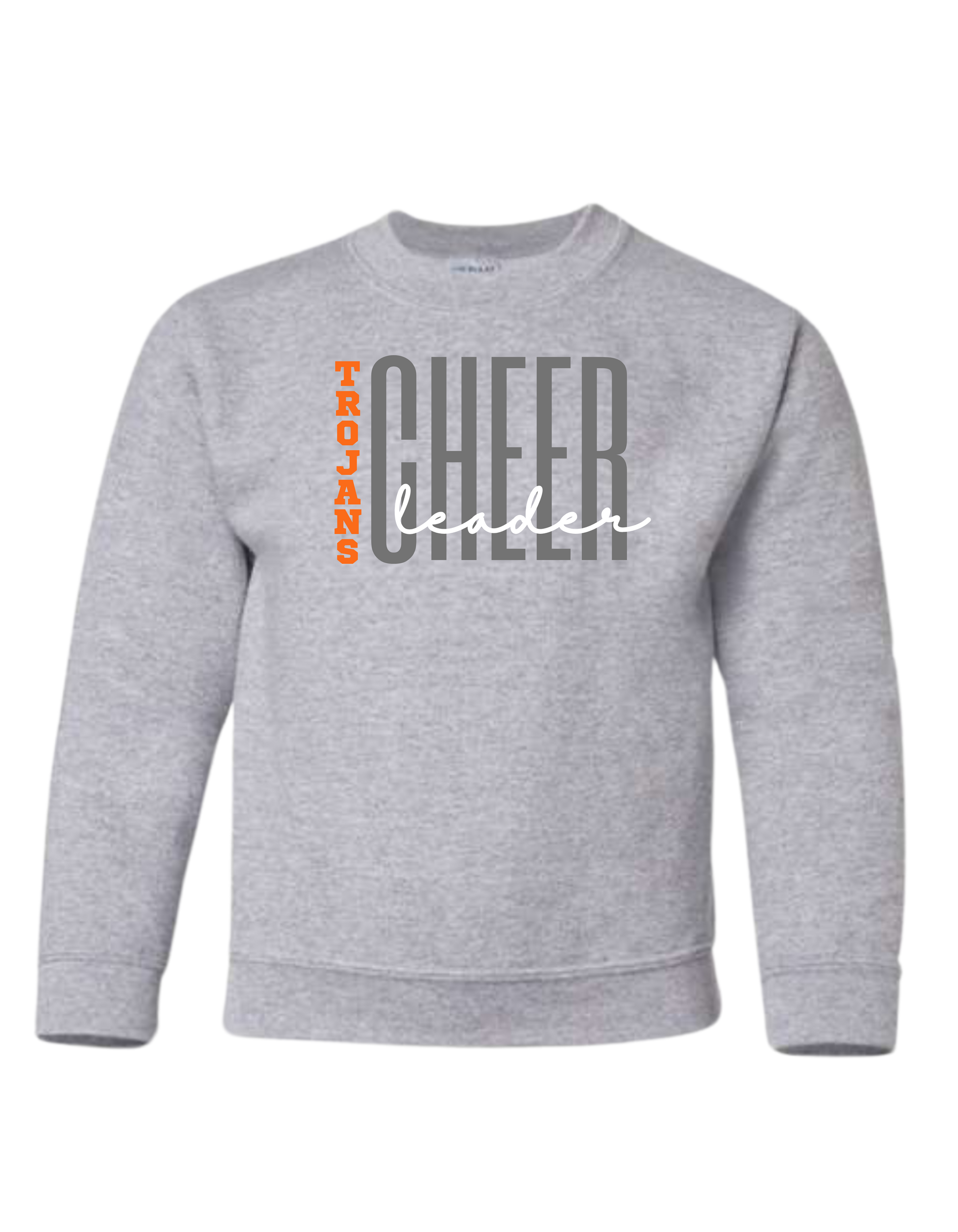 Trojans Cheerleader Crewneck Sweatshirt - Youth