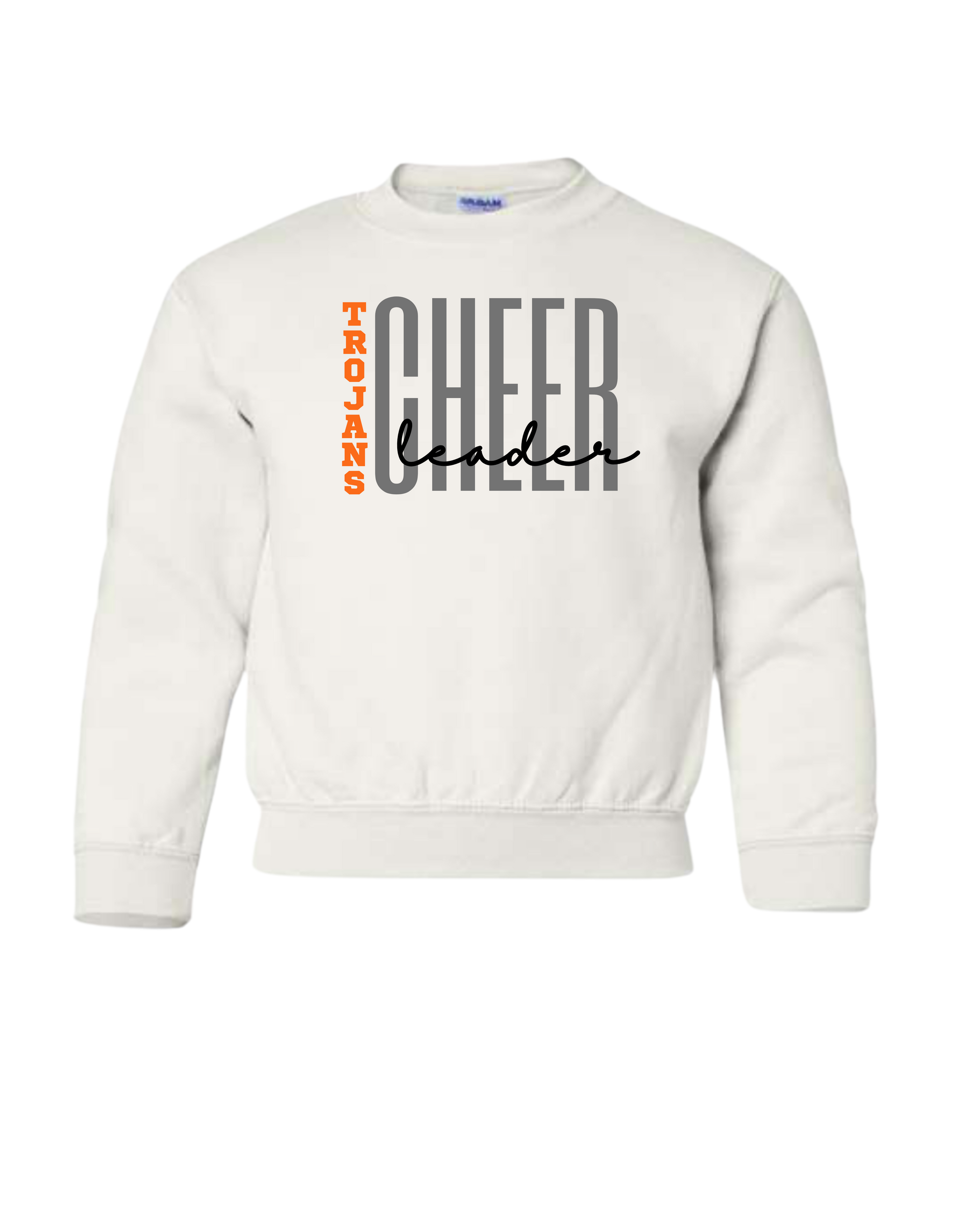 Trojans Cheerleader Crewneck Sweatshirt - Youth