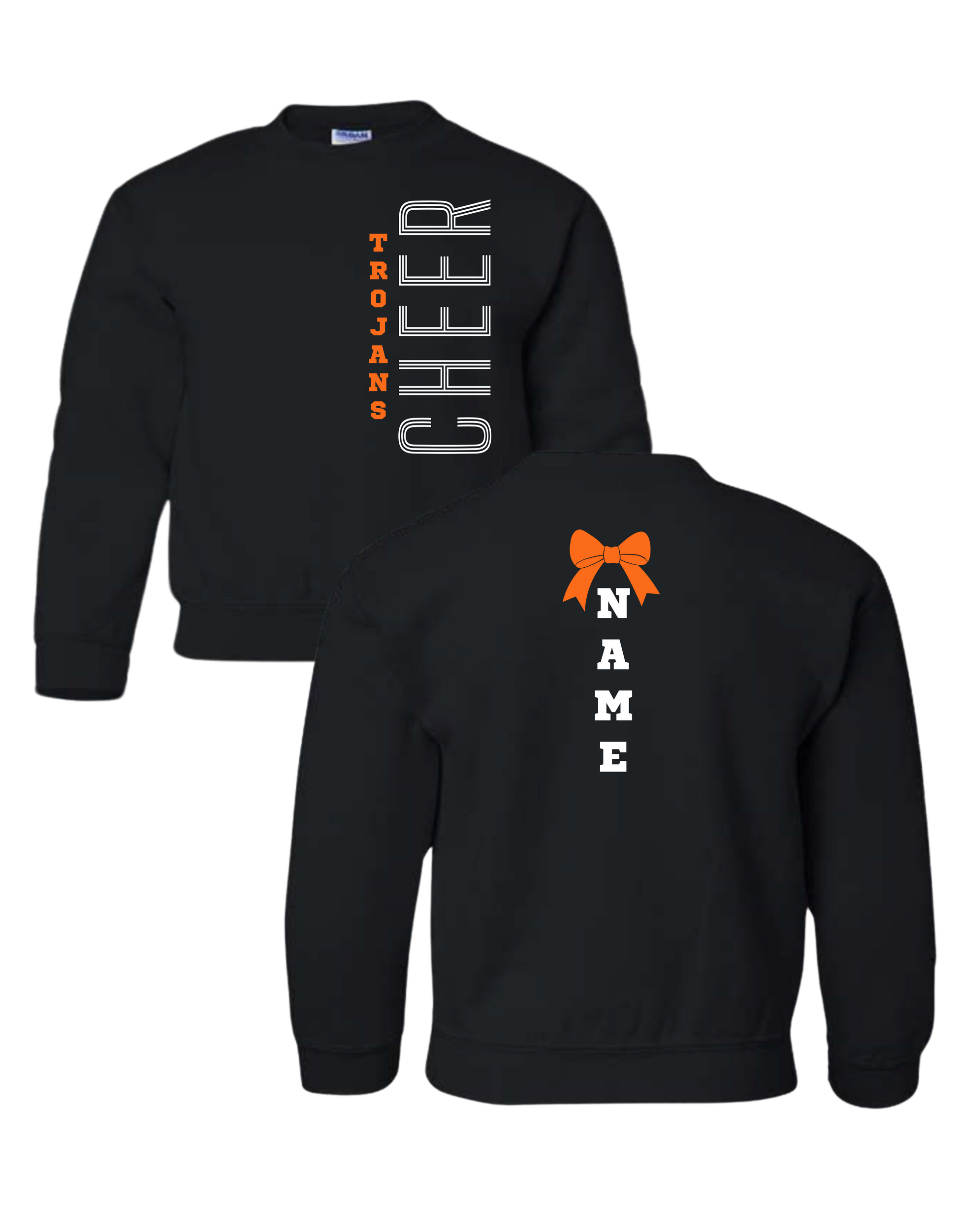 Trojans Cheer Side Crewneck Sweatshirt - Youth