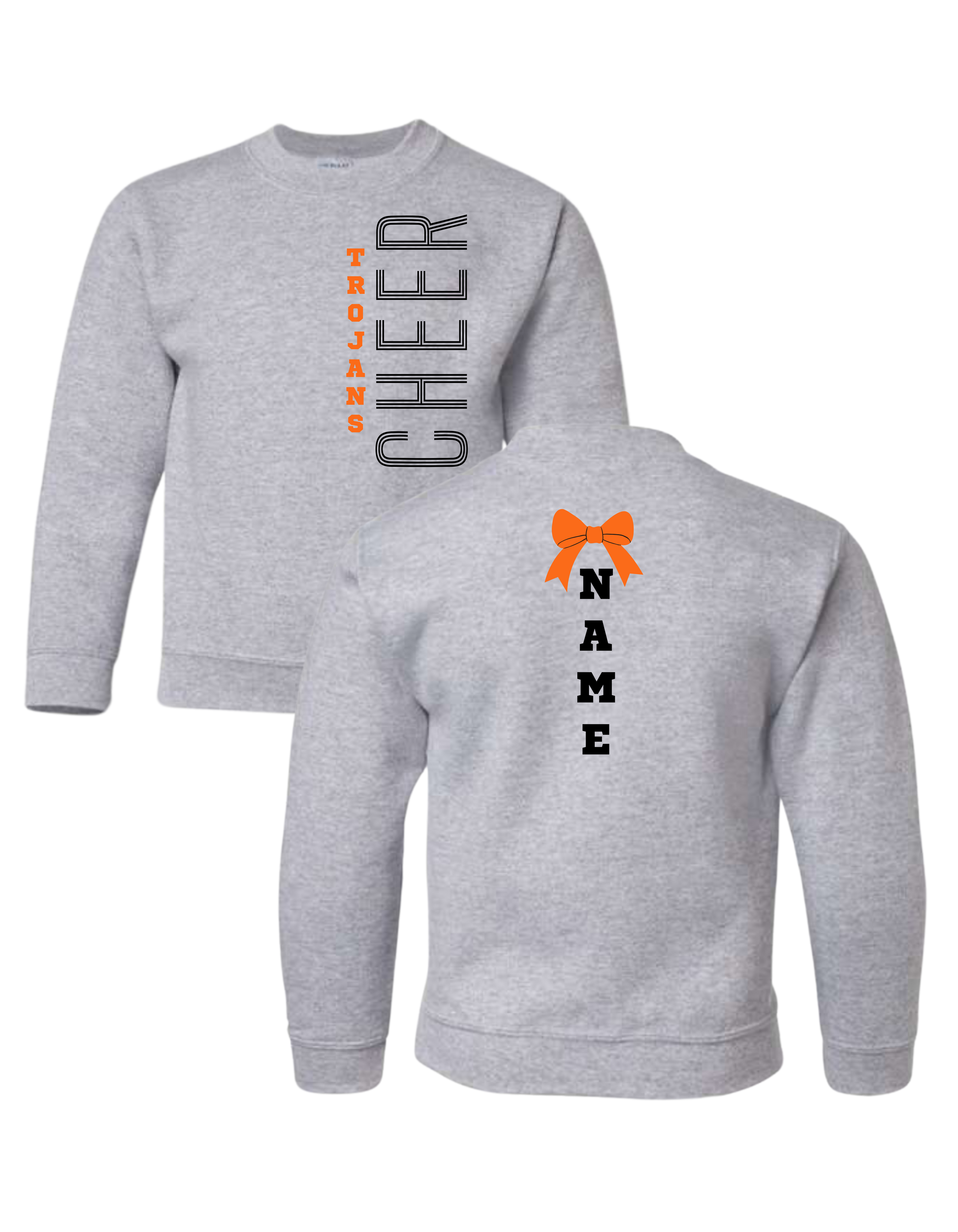 Trojans Cheer Side Crewneck Sweatshirt - Youth