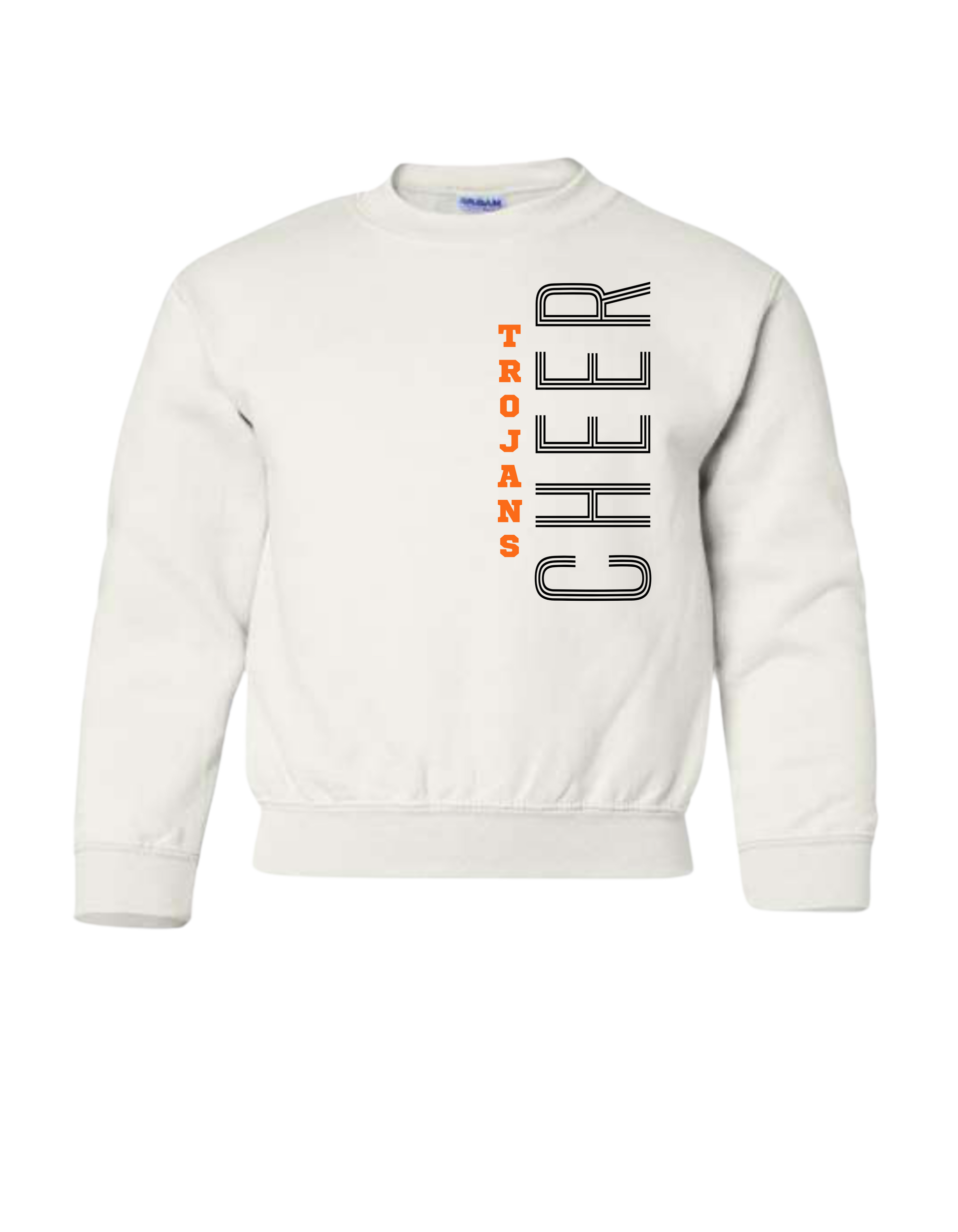 Trojans Cheer Side Crewneck Sweatshirt - Youth