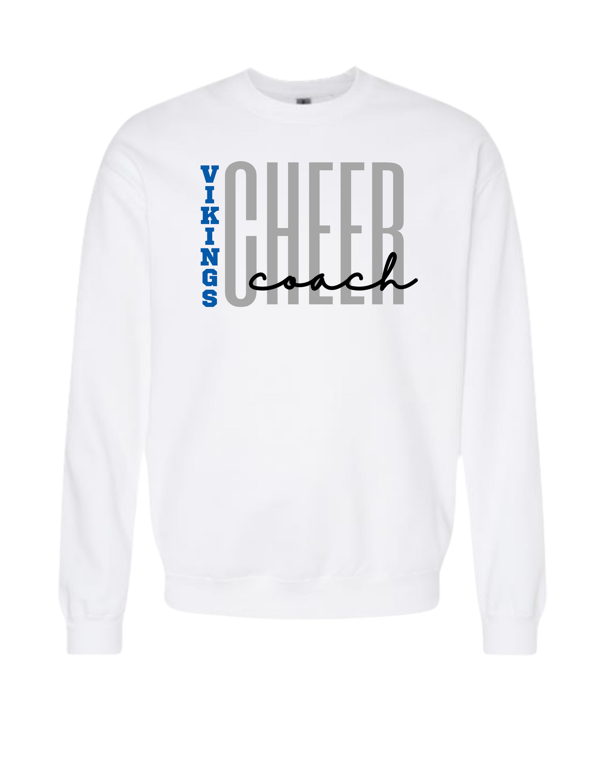 Vikings CHEER Coach Crewneck Sweatshirt